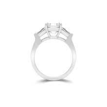 Promise Square Emerald Cut Diamond Engagement Rin
