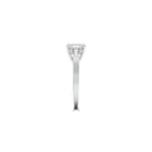 Promise Square Emerald Cut Diamond Engagement Rin