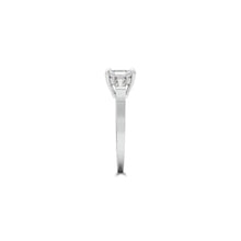 Promise Square Emerald Cut Diamond Engagement Rin