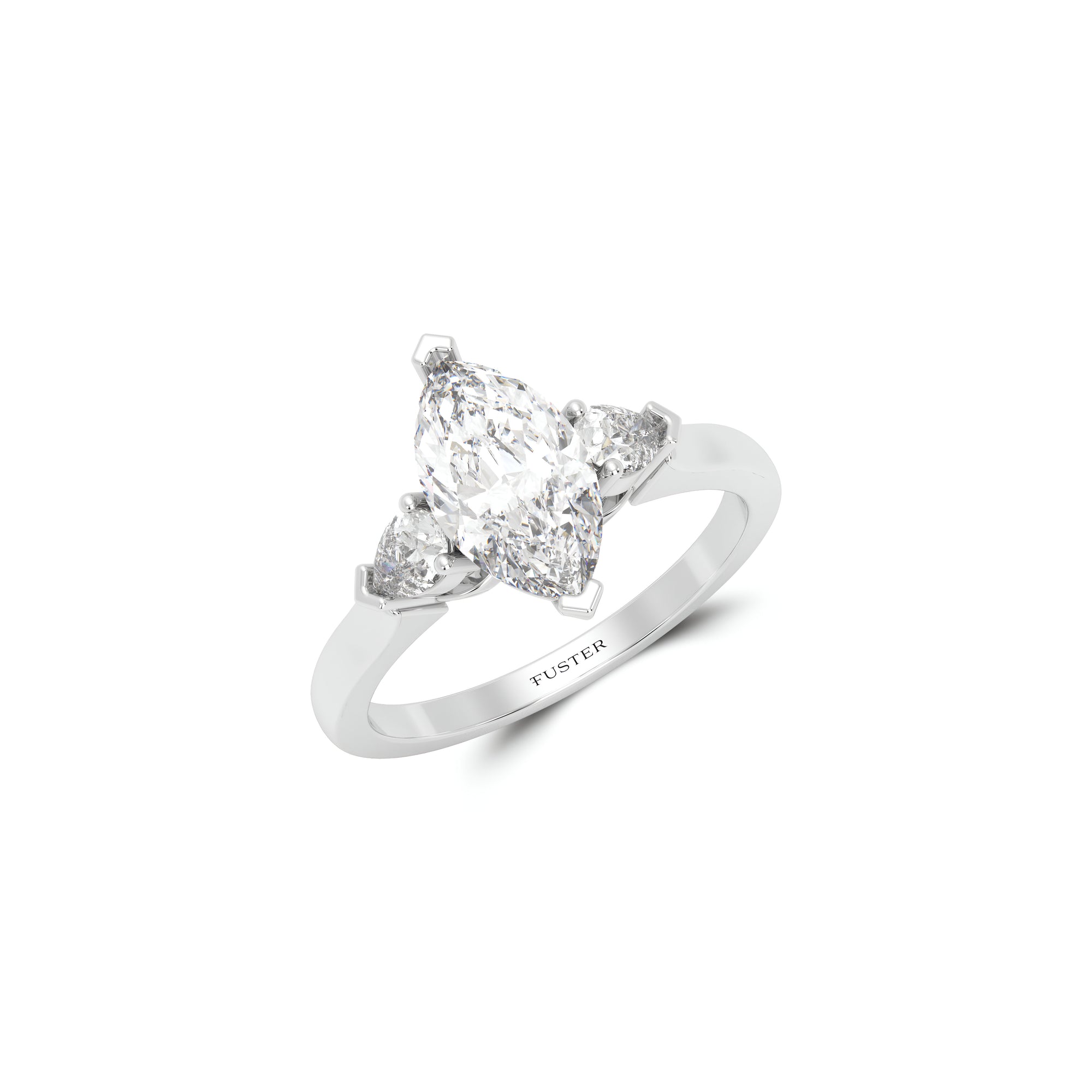 Promise Marquise Cut Diamond Engagement Ring