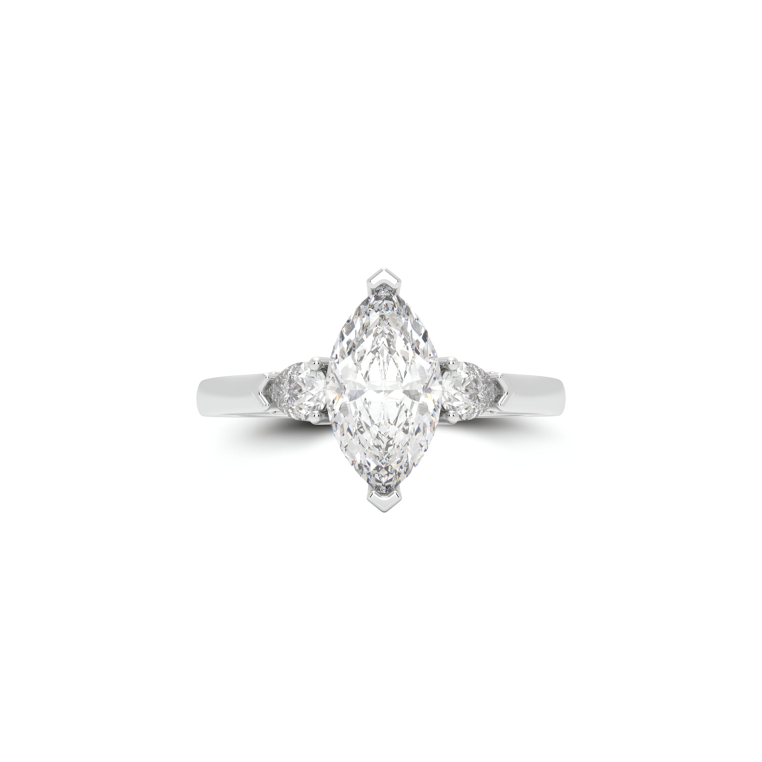 Promise Marquise Cut Diamond Engagement Ring