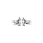 Promise Emerald Cut Diamond Engagement Ring
