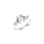Promise Emerald Cut Diamond Engagement Ring