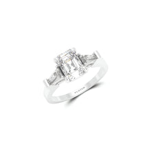 Promise Emerald Cut Diamond Engagement Ring