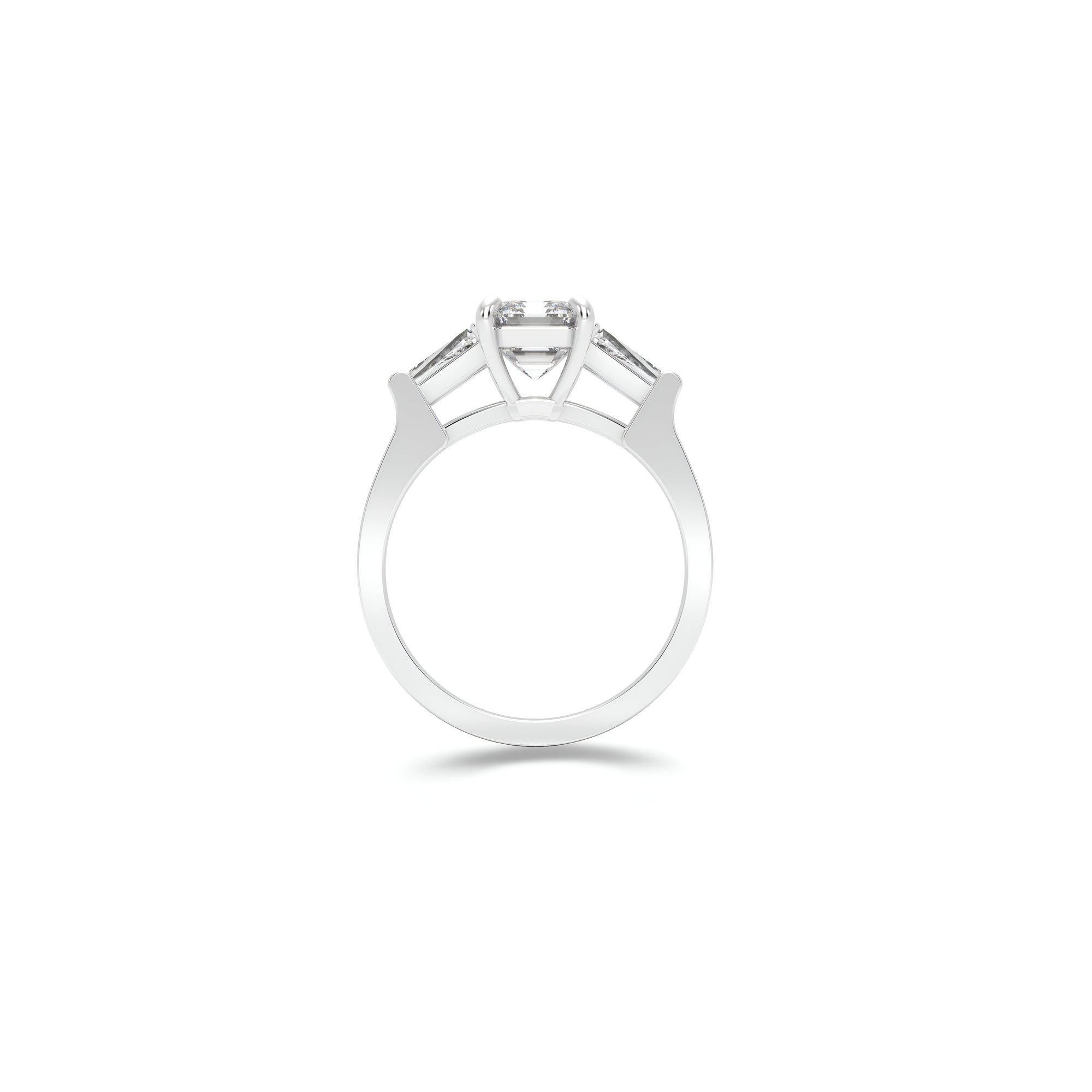 Promise Emerald Cut Diamond Engagement Ring