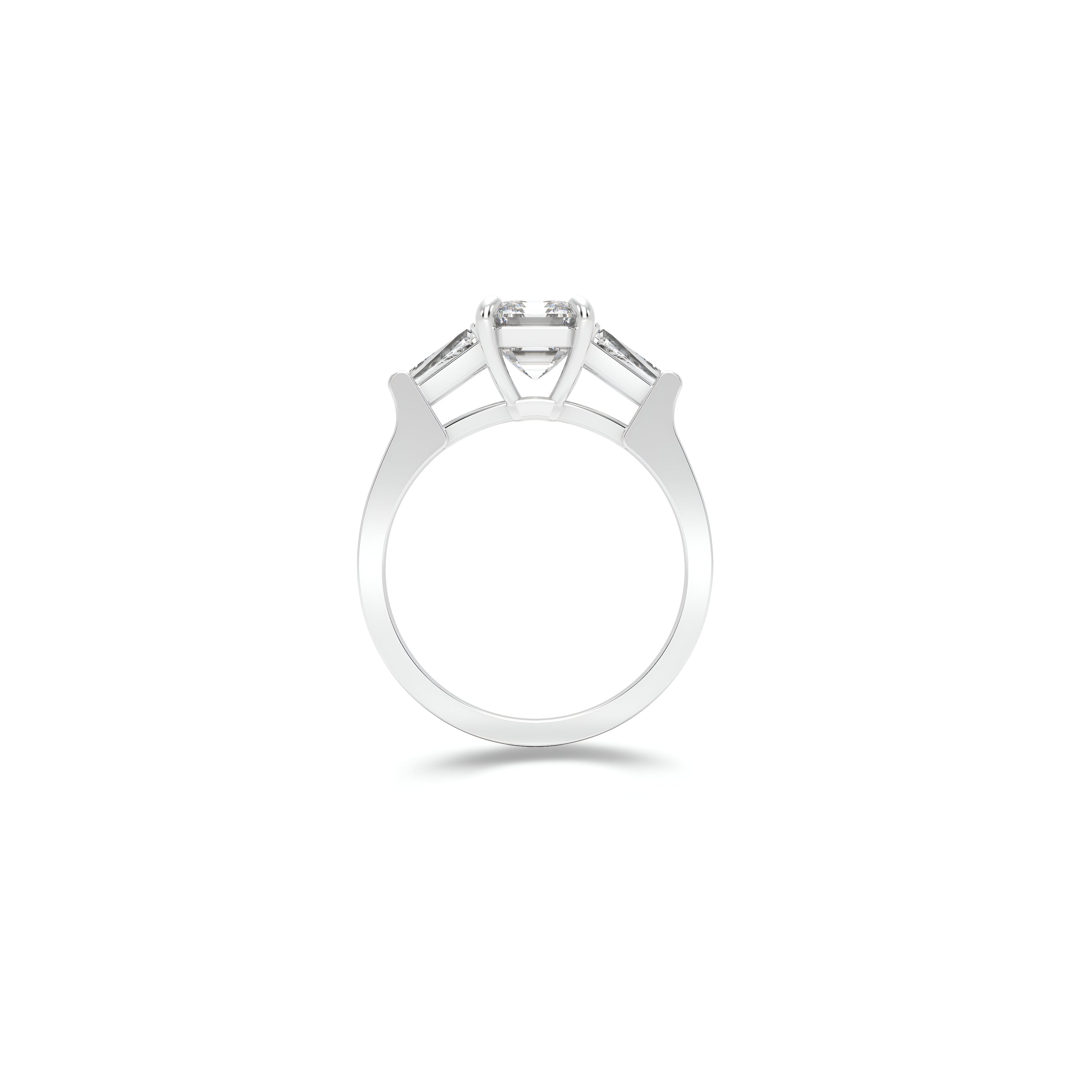 Promise Emerald Cut Diamond Engagement Ring