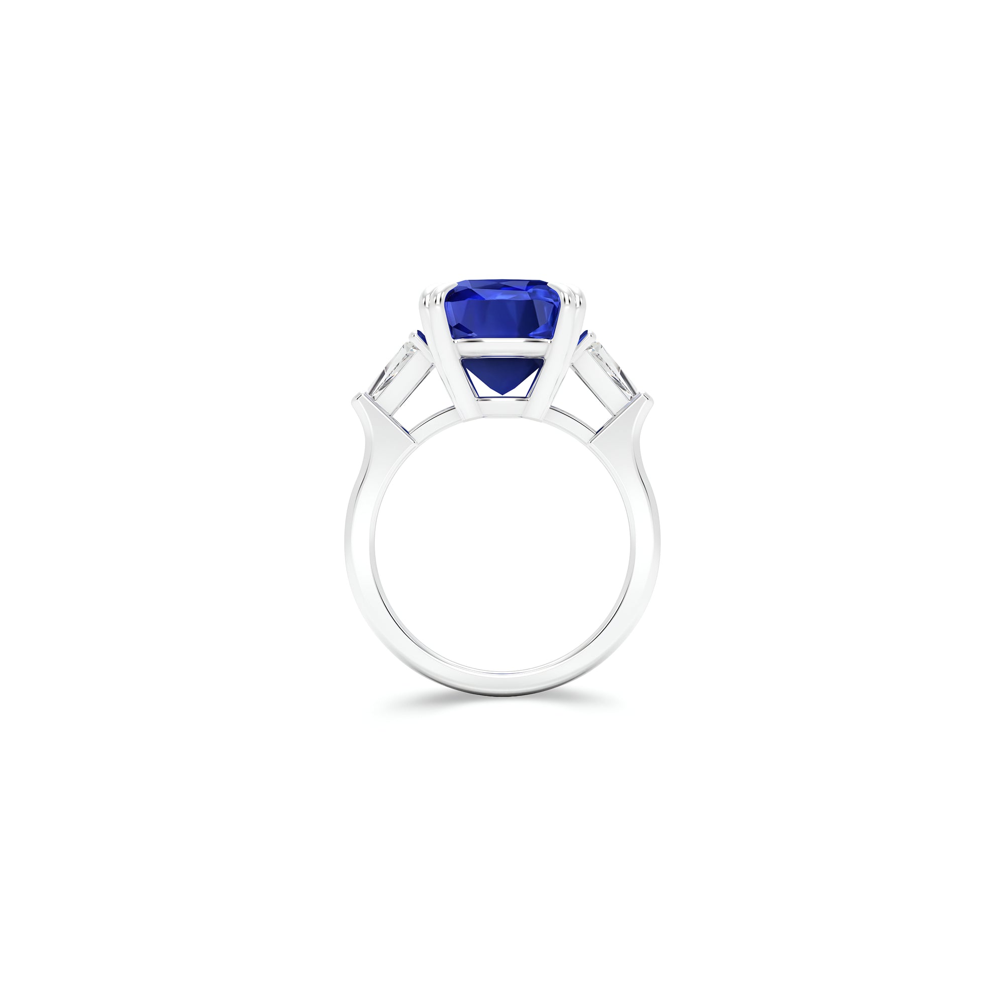 Classic Promise Cushion-Cut Sapphire Ring