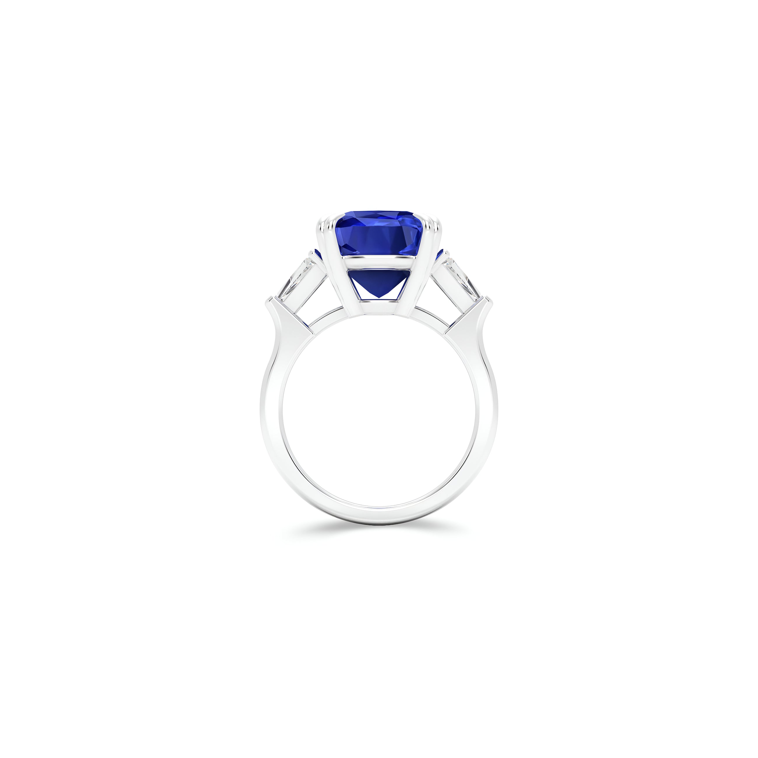 Classic Promise Cushion-Cut Sapphire Ring