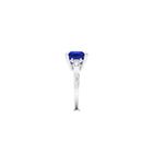 Classic Promise Cushion-Cut Sapphire Ring