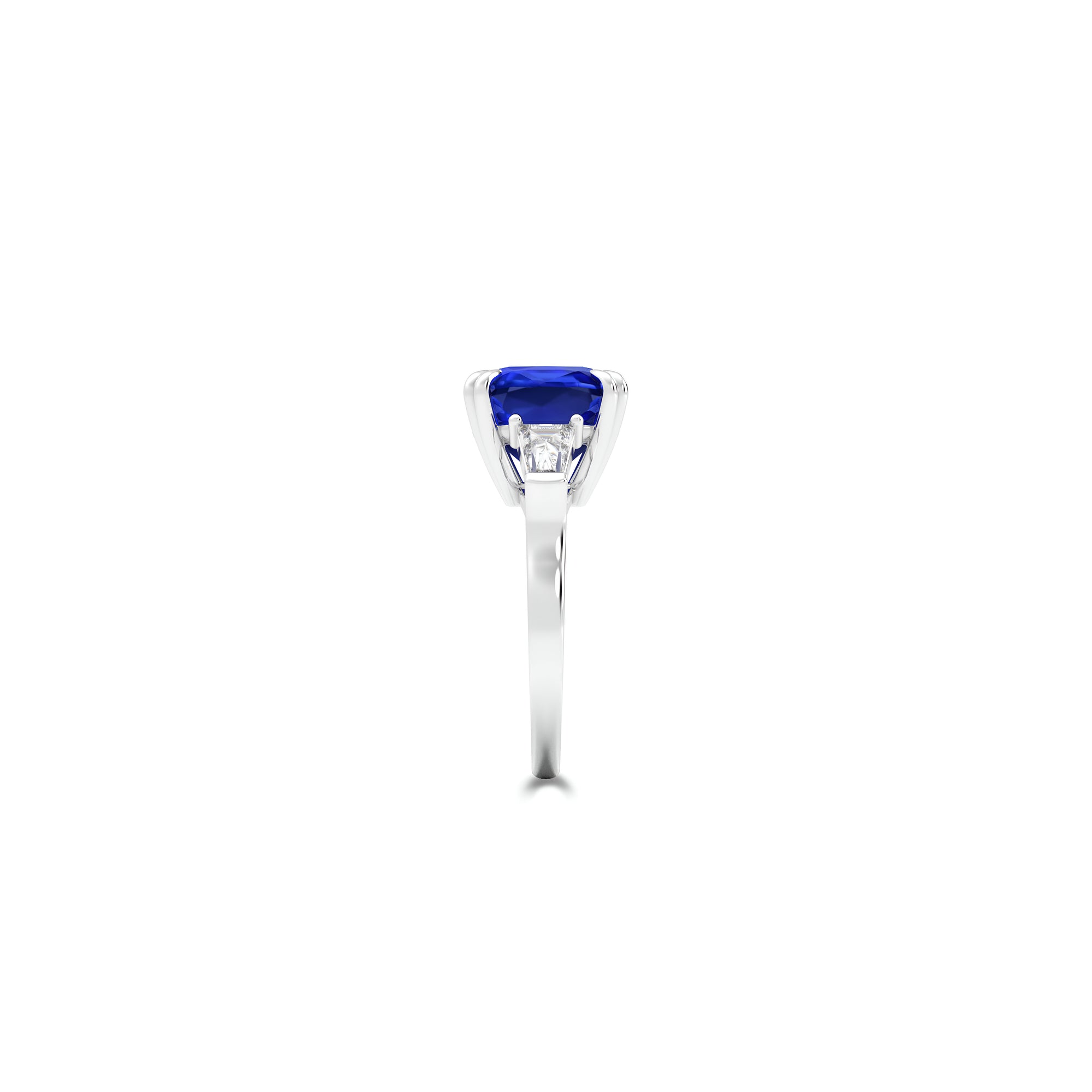 Classic Promise Cushion-Cut Sapphire Ring