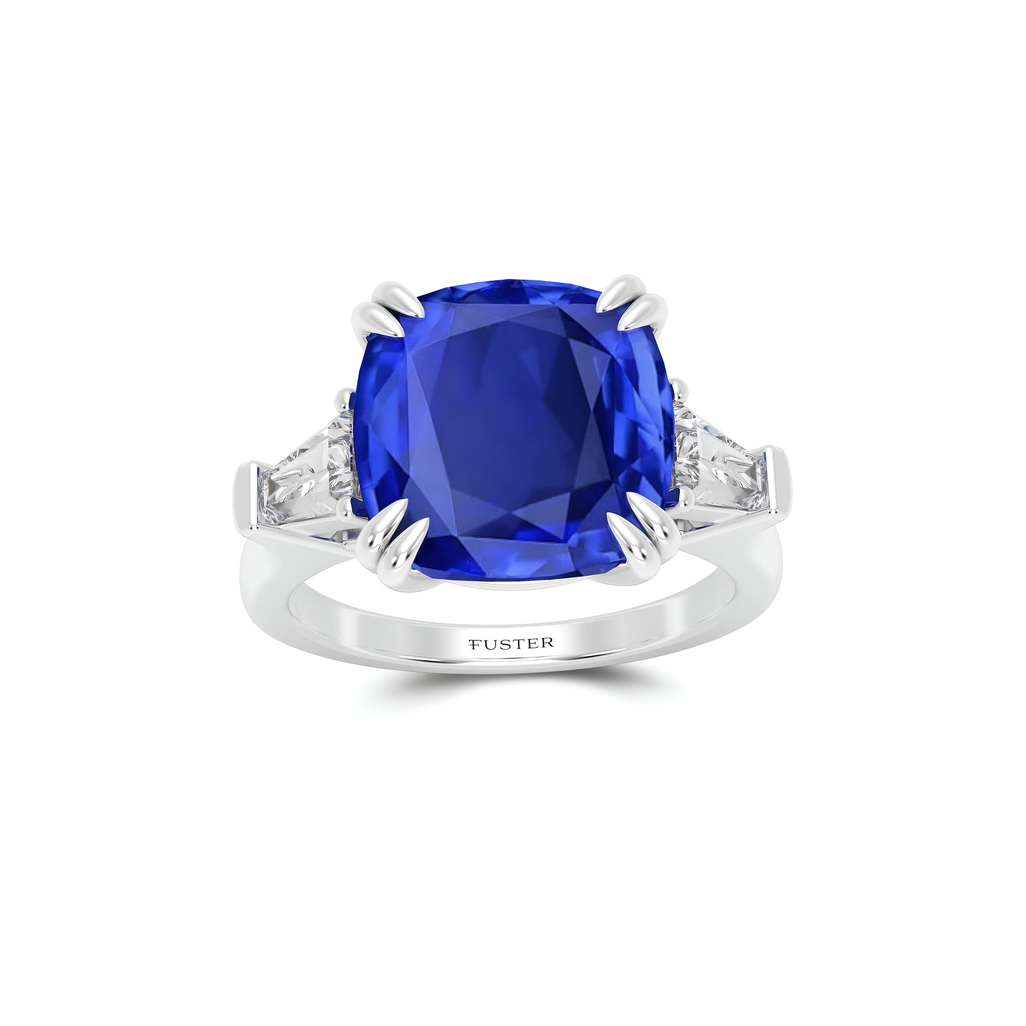 Classic Promise Cushion-Cut Sapphire Ring