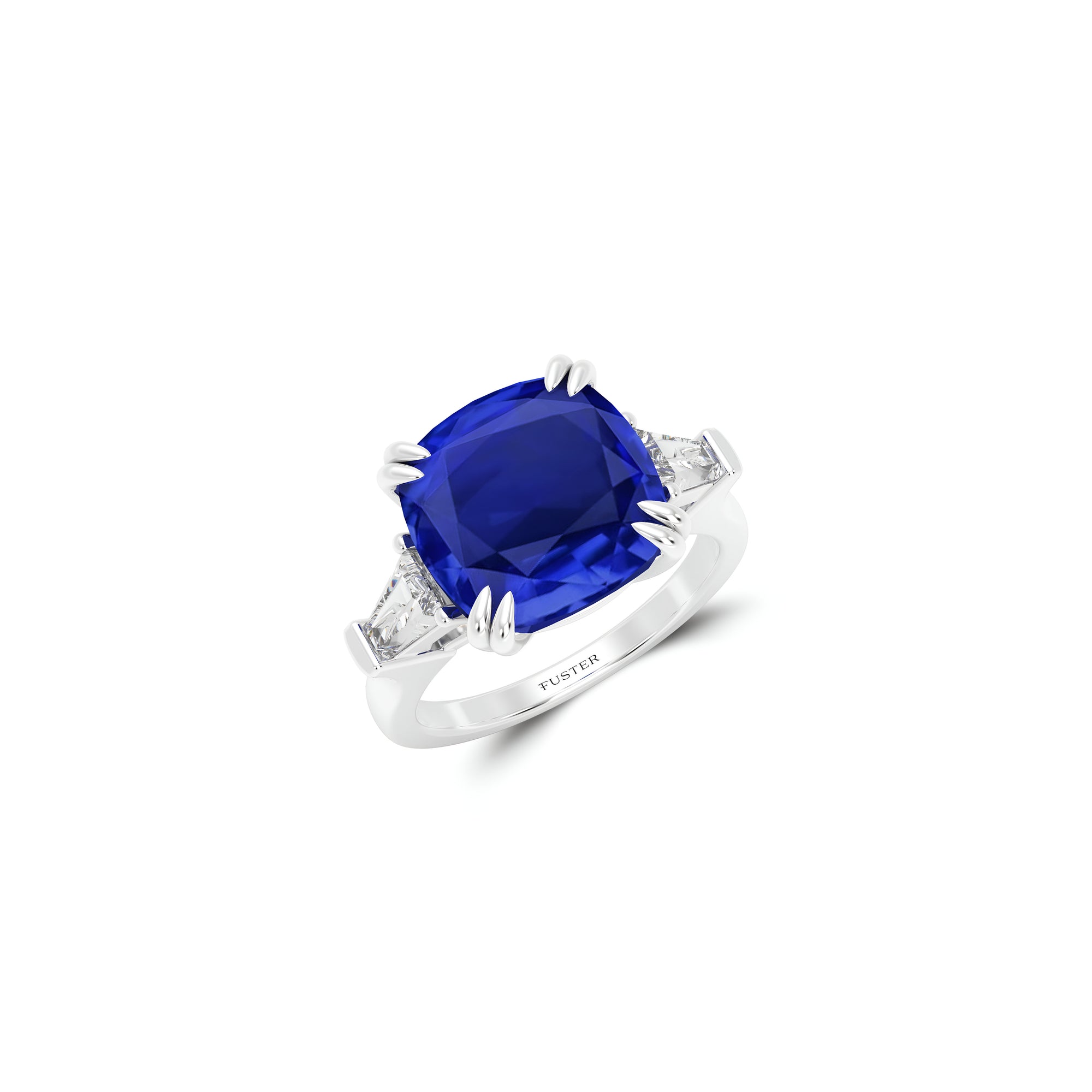 Classic Promise Cushion-Cut Sapphire Ring