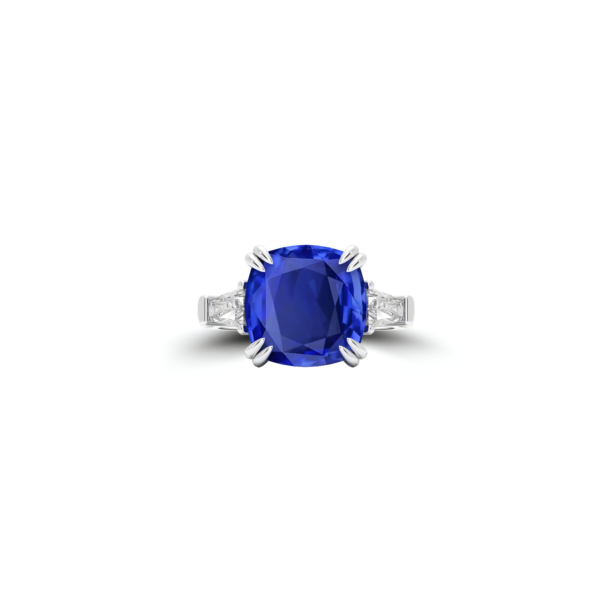 Classic Promise Cushion-Cut Sapphire Ring
