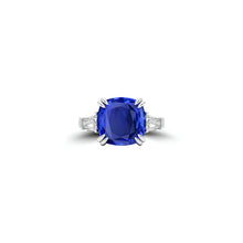 Classic Promise Cushion-Cut Sapphire Ring