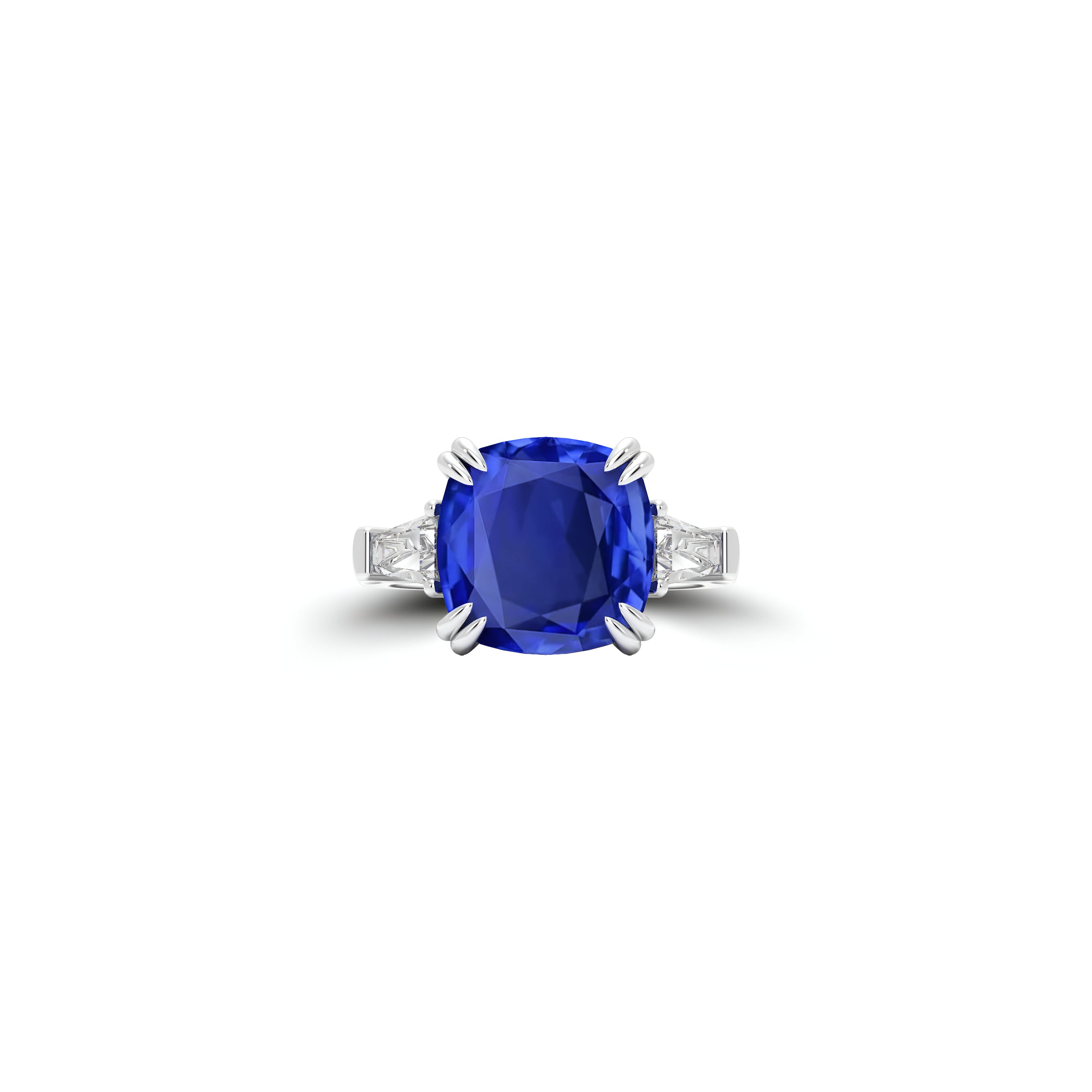 Classic Promise Cushion-Cut Sapphire Ring