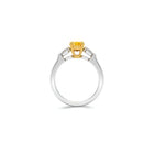 Promise Oval Yellow Diamond Engagement Ring
