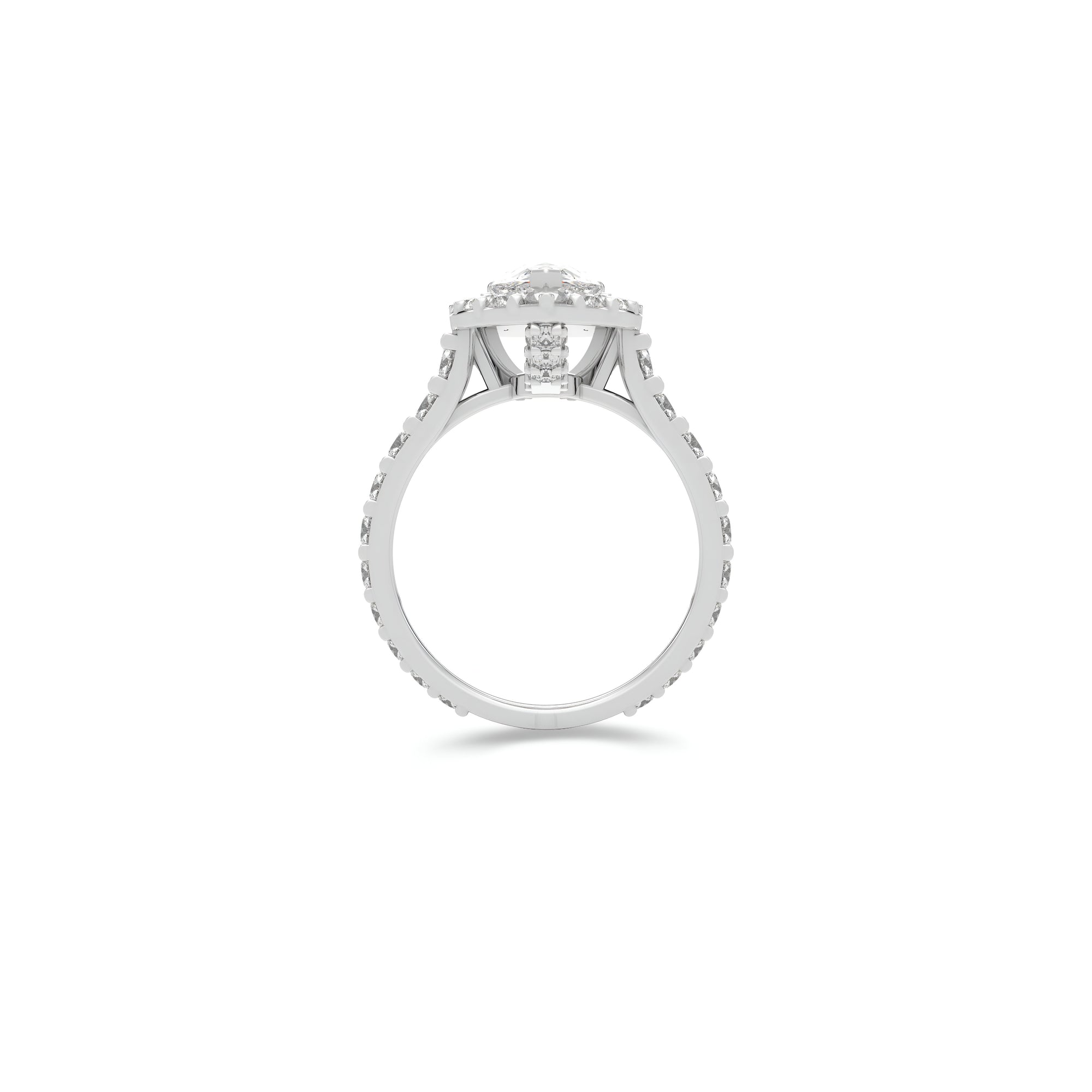 Icon Pear Shape Diamond Engagement Ring