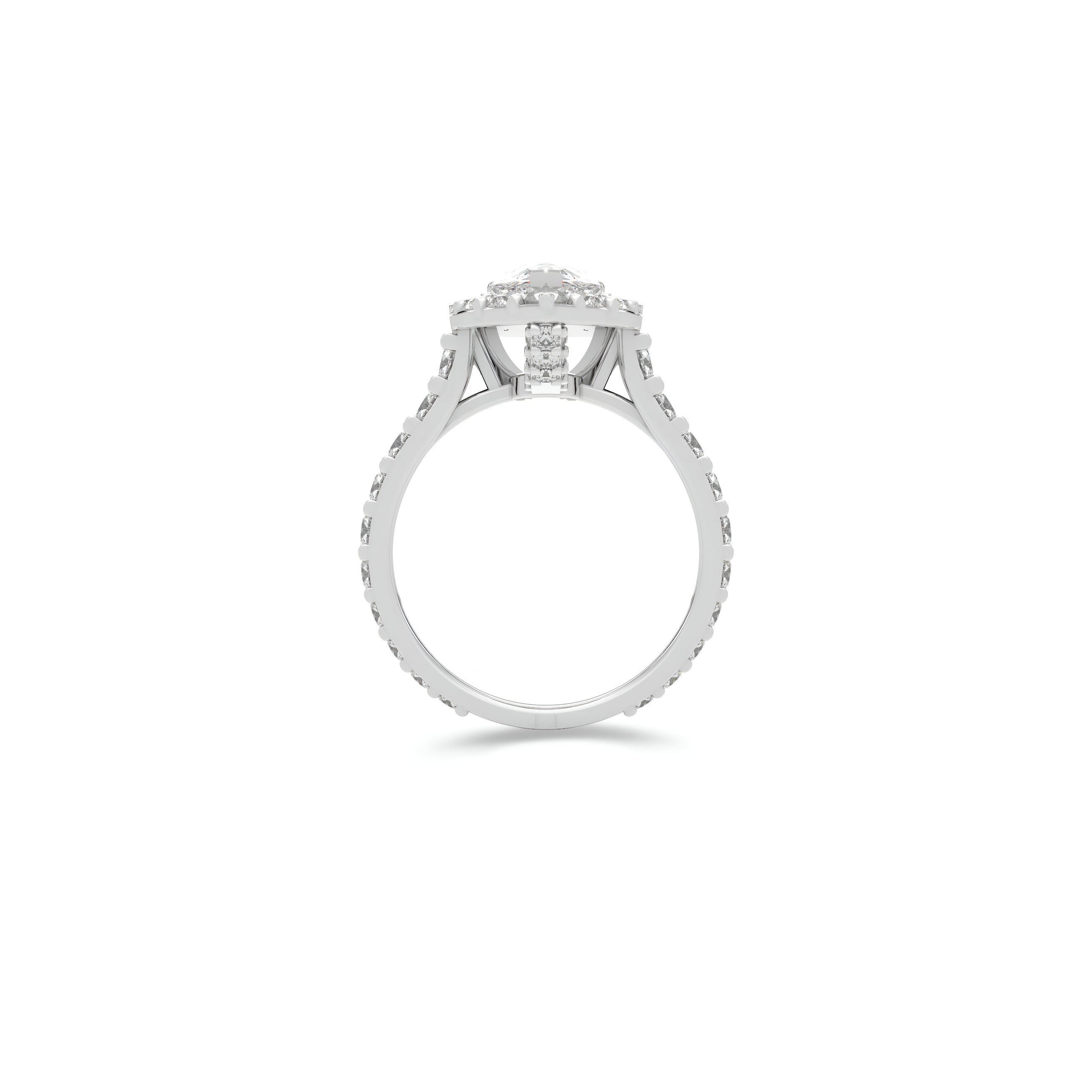 Icon Pear Shape Diamond Engagement Ring