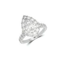 Icon Pear Shape Diamond Engagement Ring