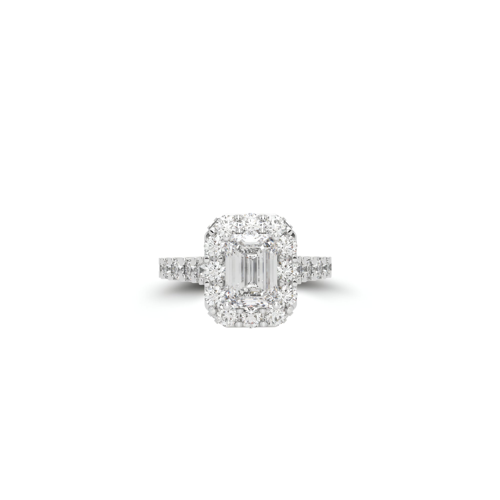 Icon Emerald Cut Diamond Engagement Ring