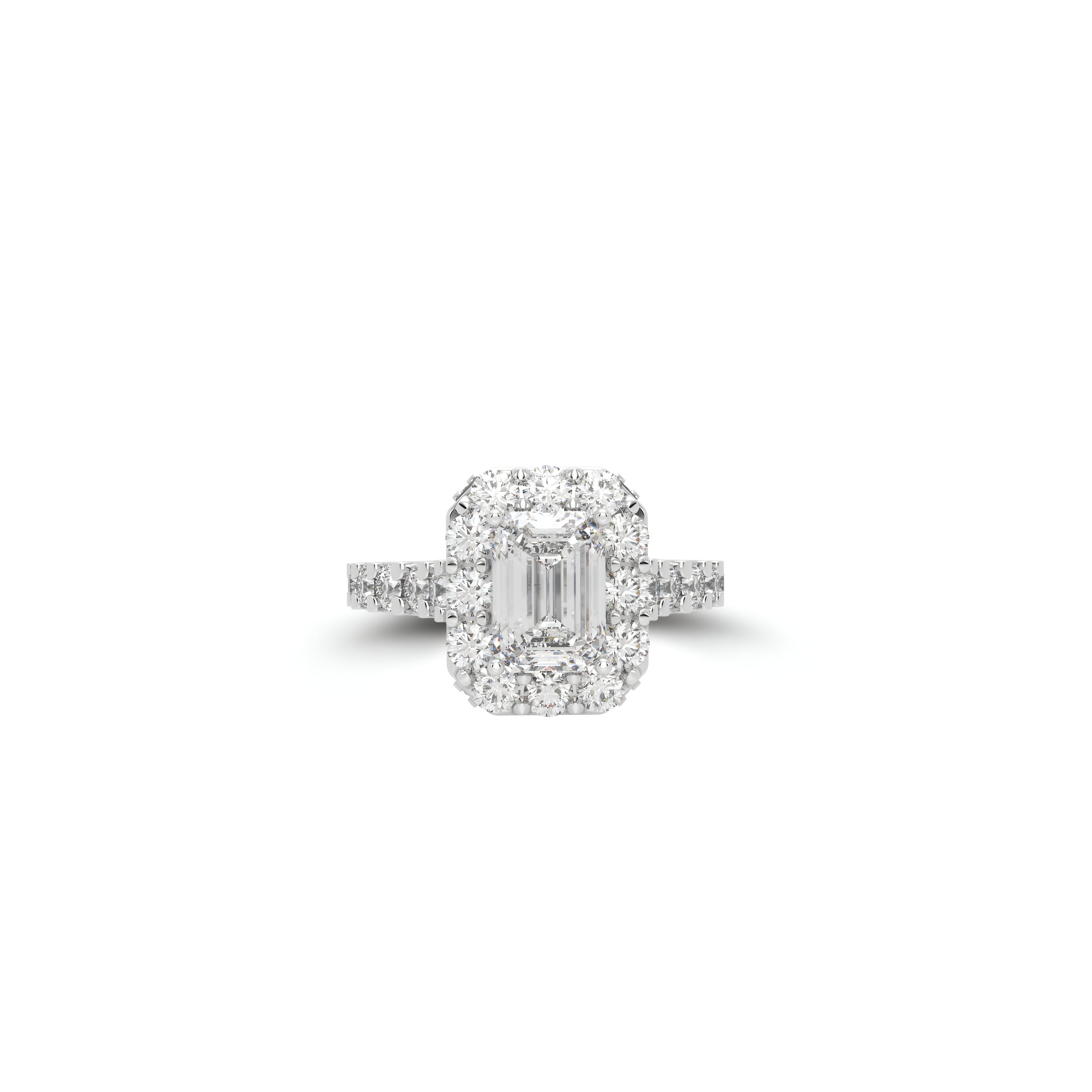 Icon Emerald Cut Diamond Engagement Ring