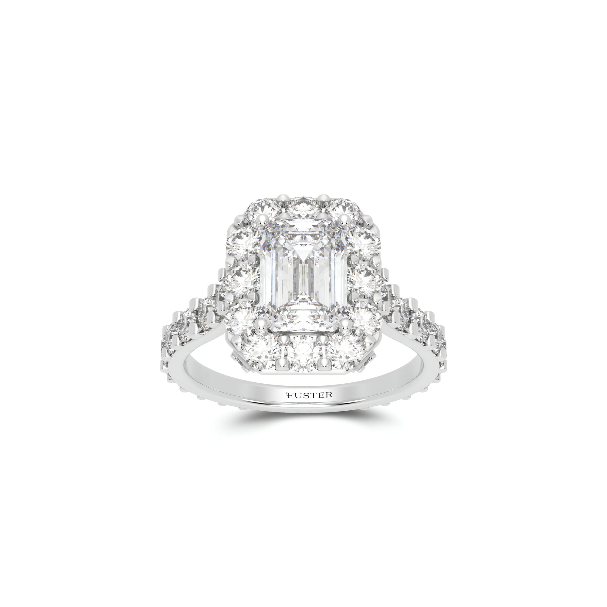 Icon Emerald Cut Diamond Engagement Ring