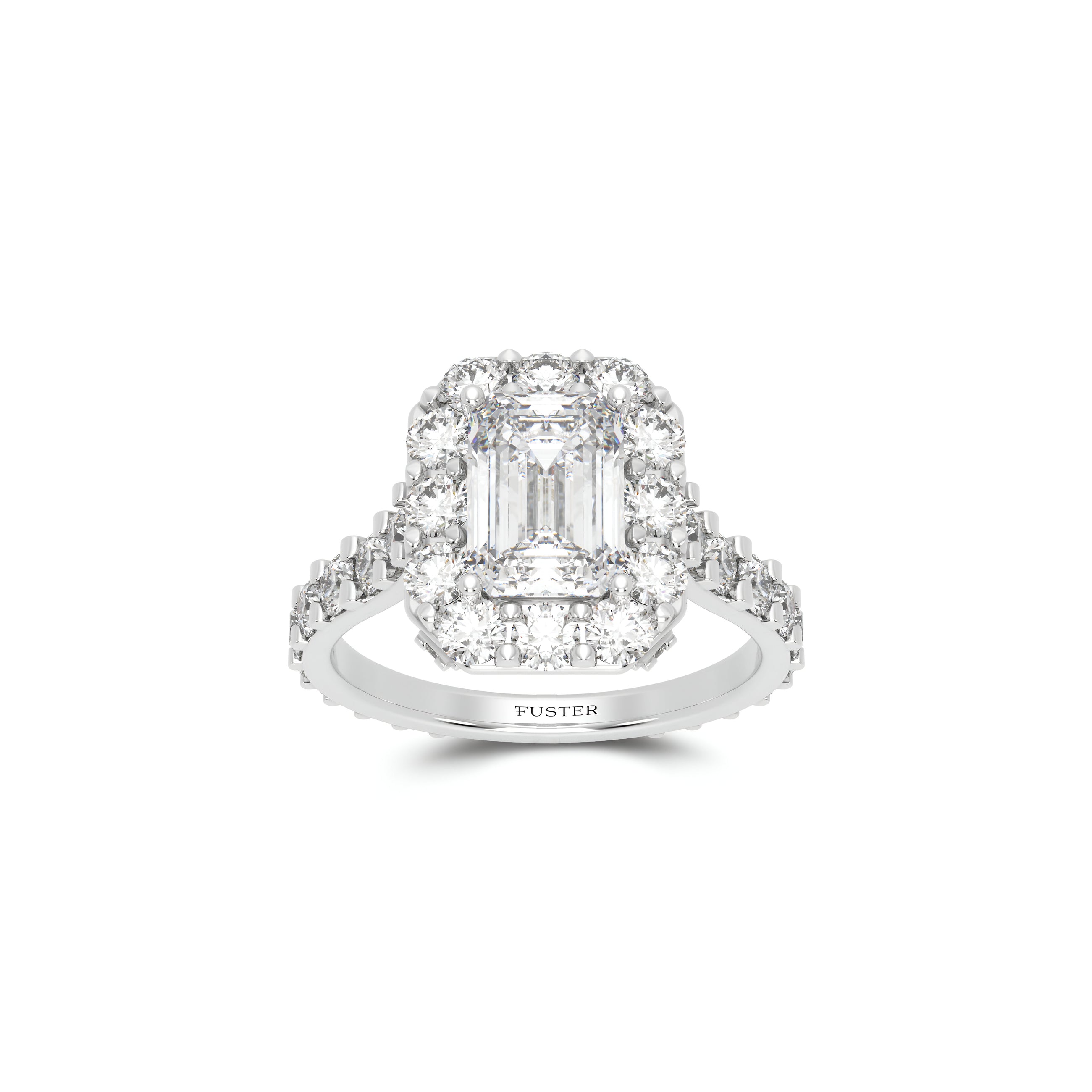 Icon Emerald Cut Diamond Engagement Ring