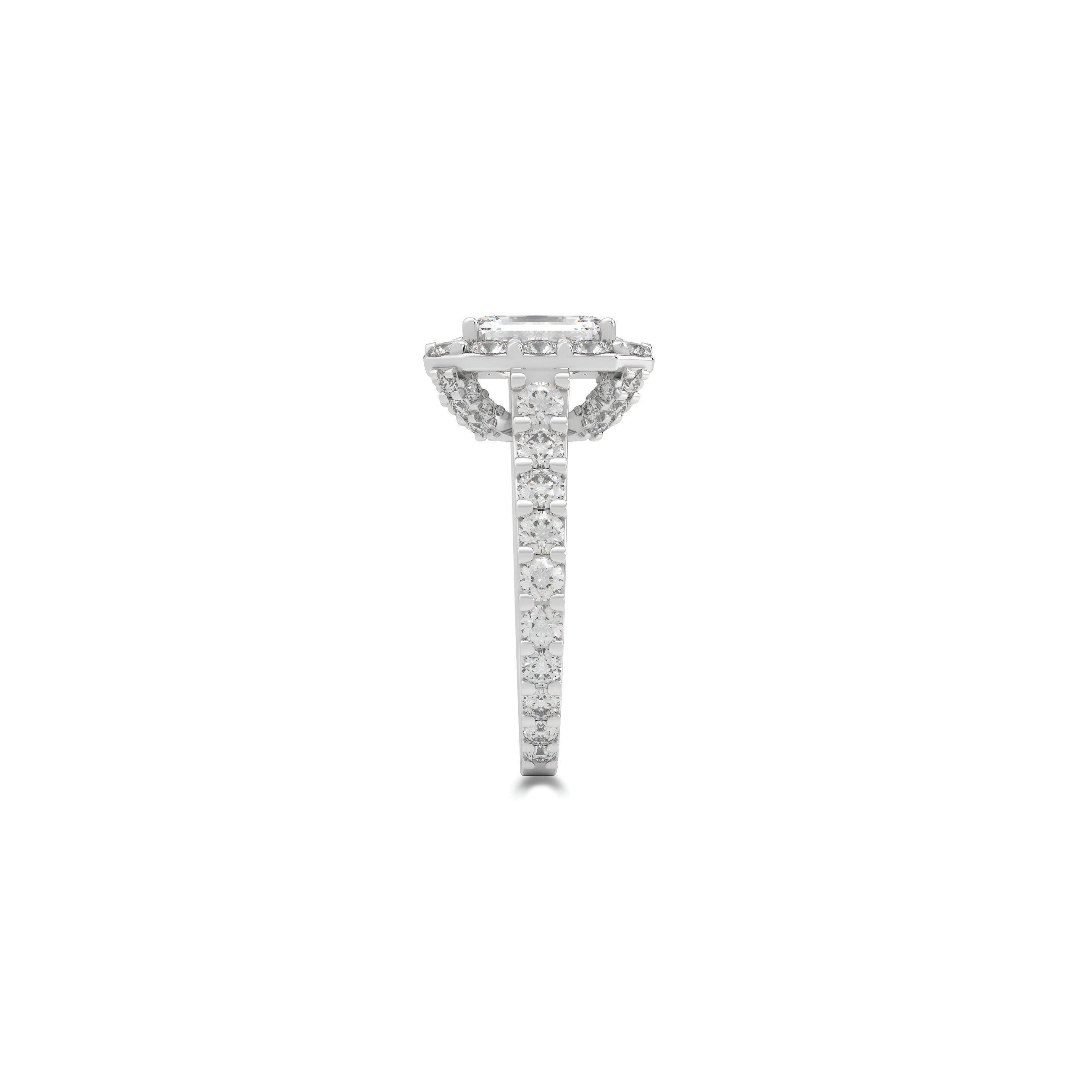 Icon Emerald Cut Diamond Engagement Ring