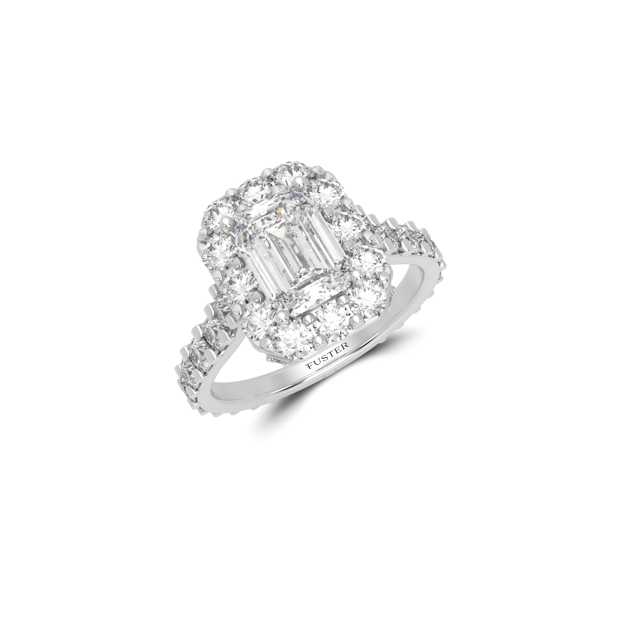 Icon Emerald Cut Diamond Engagement Ring