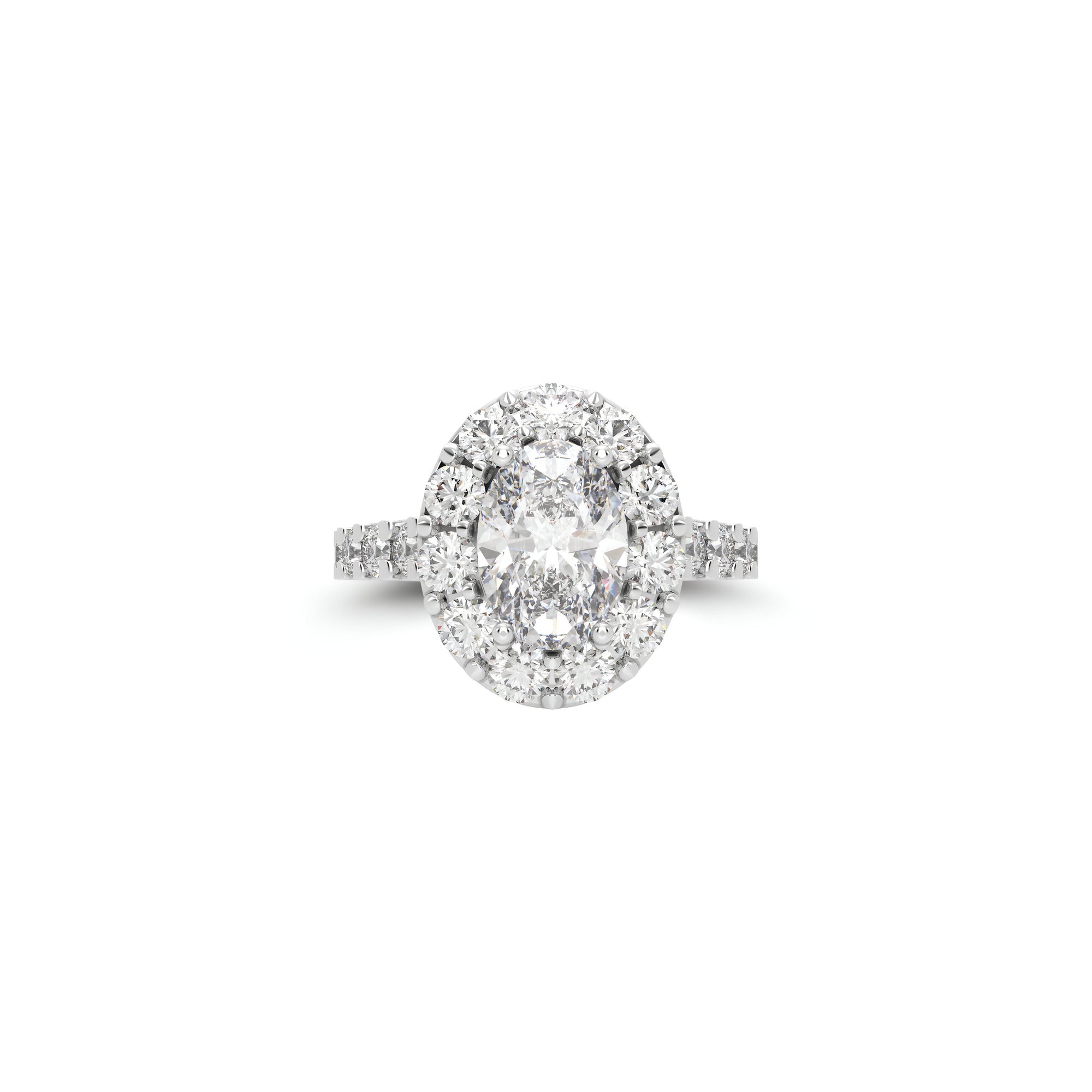 Icon Oval Diamond Engagement Ring