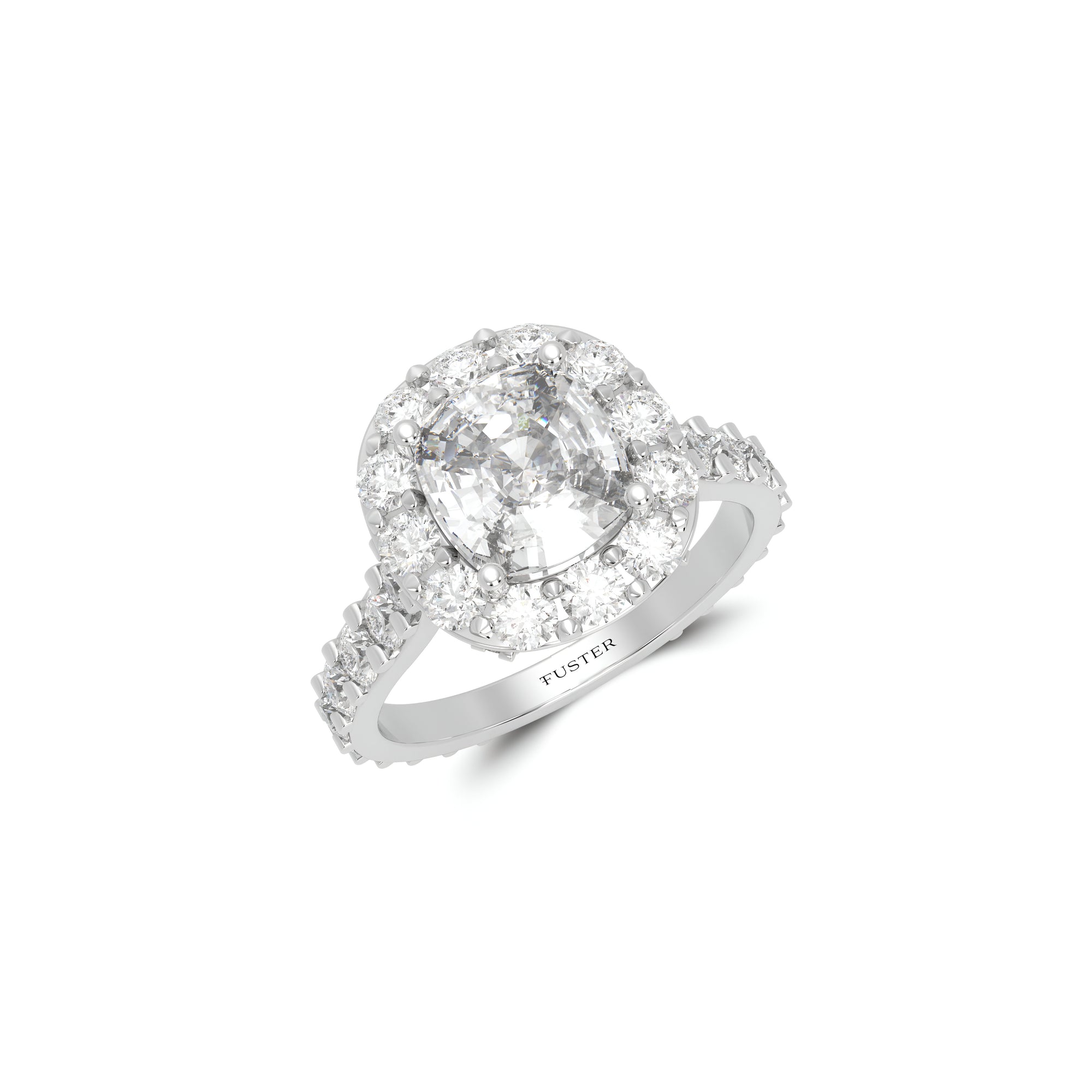 Icon Cushion Cut Diamond Engagement Ring