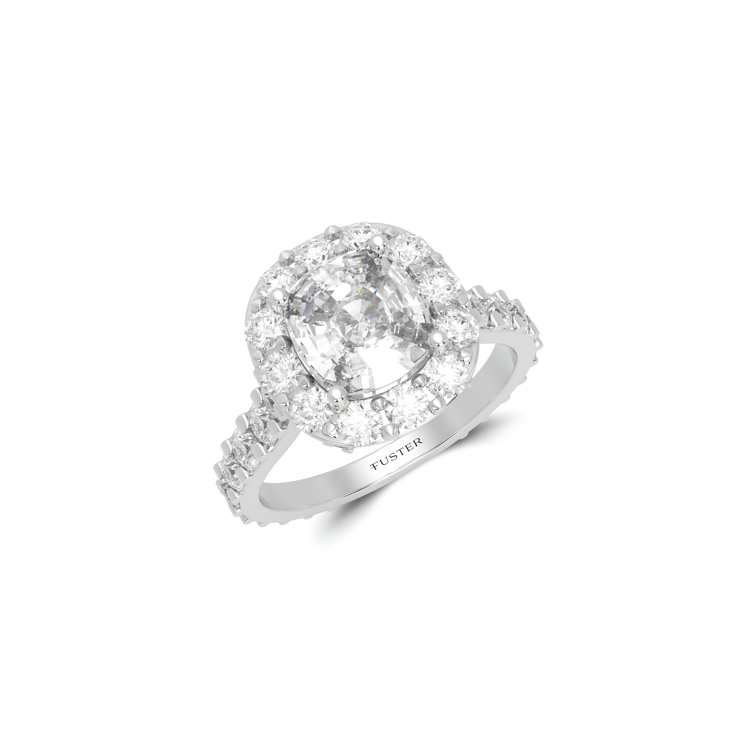 Icon Cushion Cut Diamond Engagement Ring