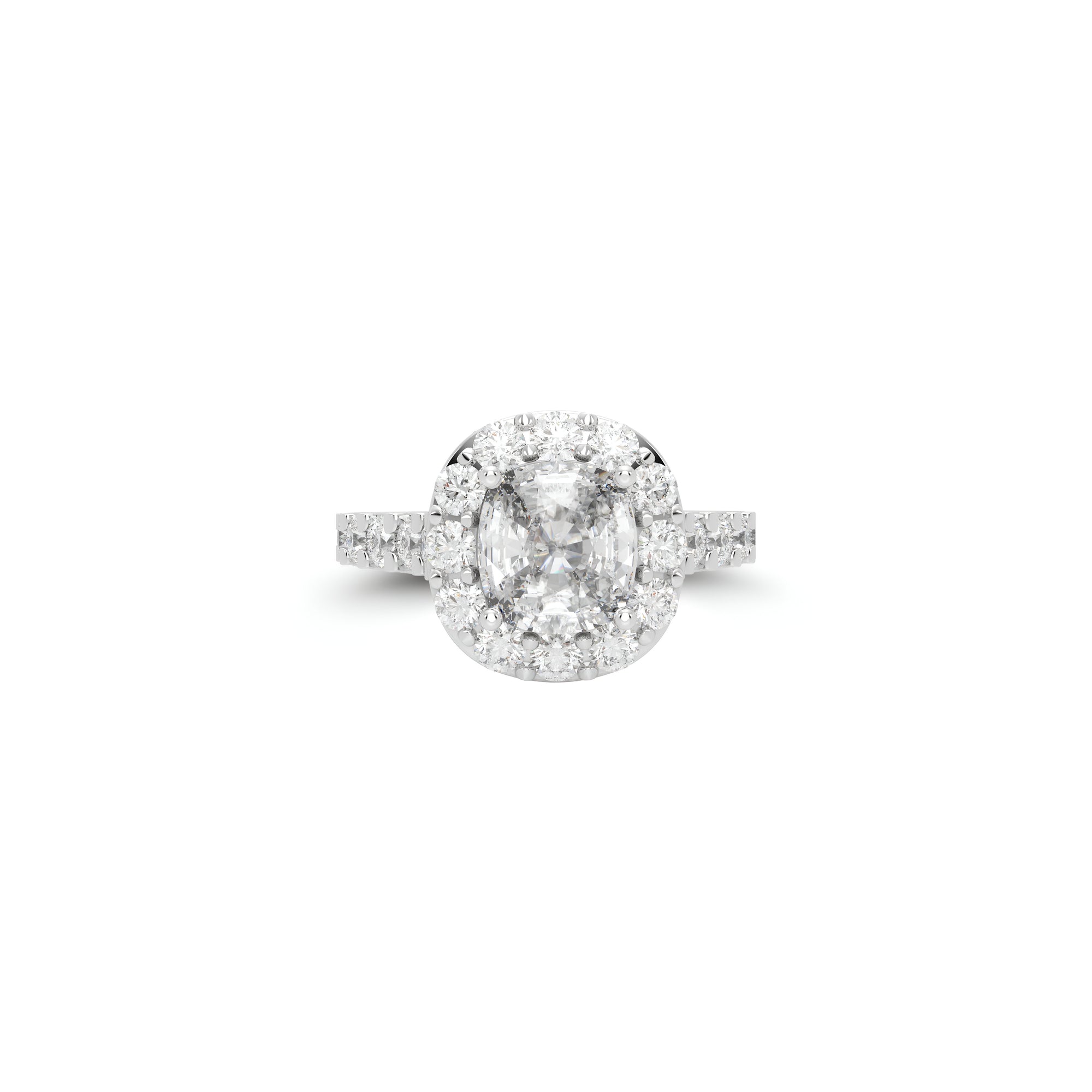 Icon Cushion Cut Diamond Engagement Ring