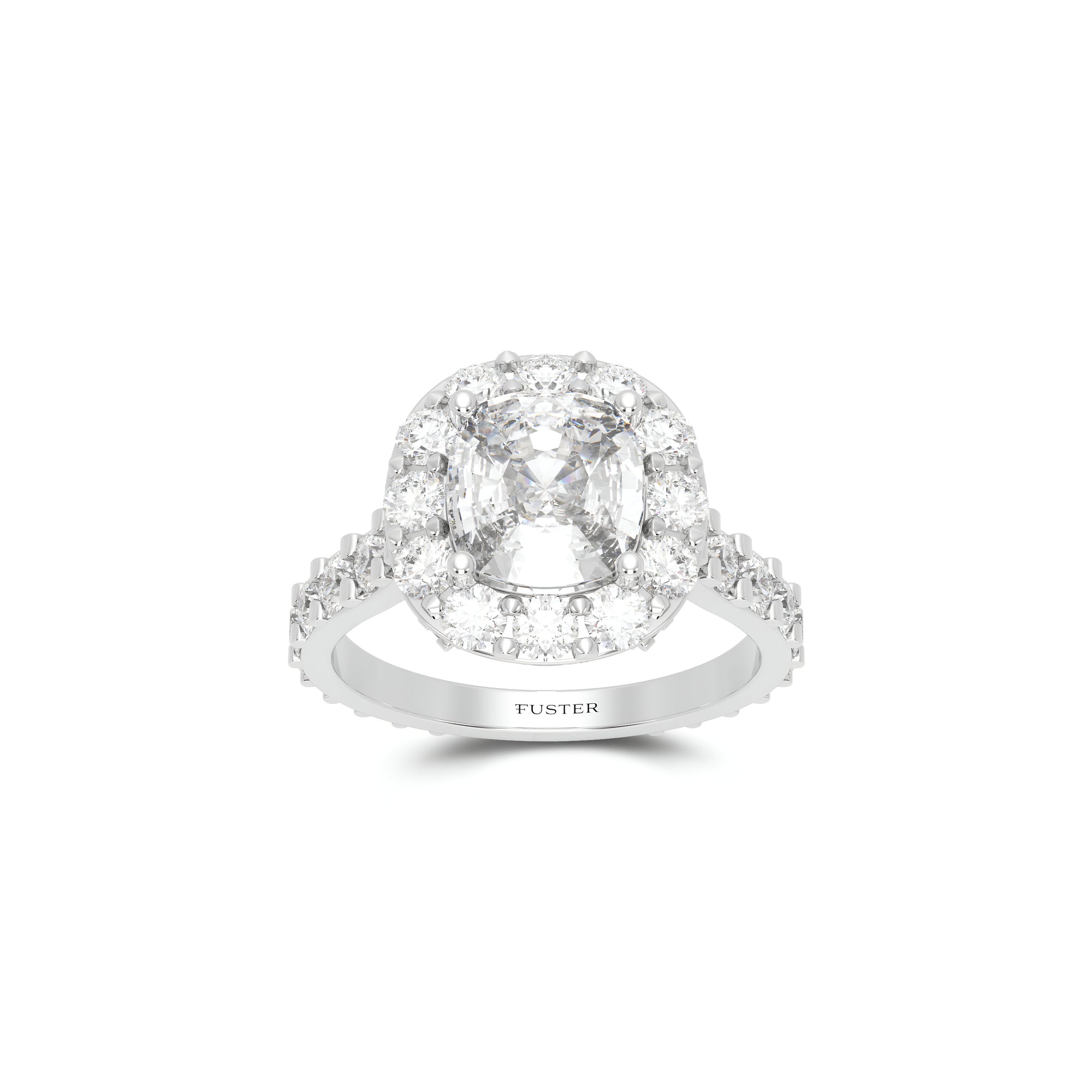 Icon Cushion Cut Diamond Engagement Ring