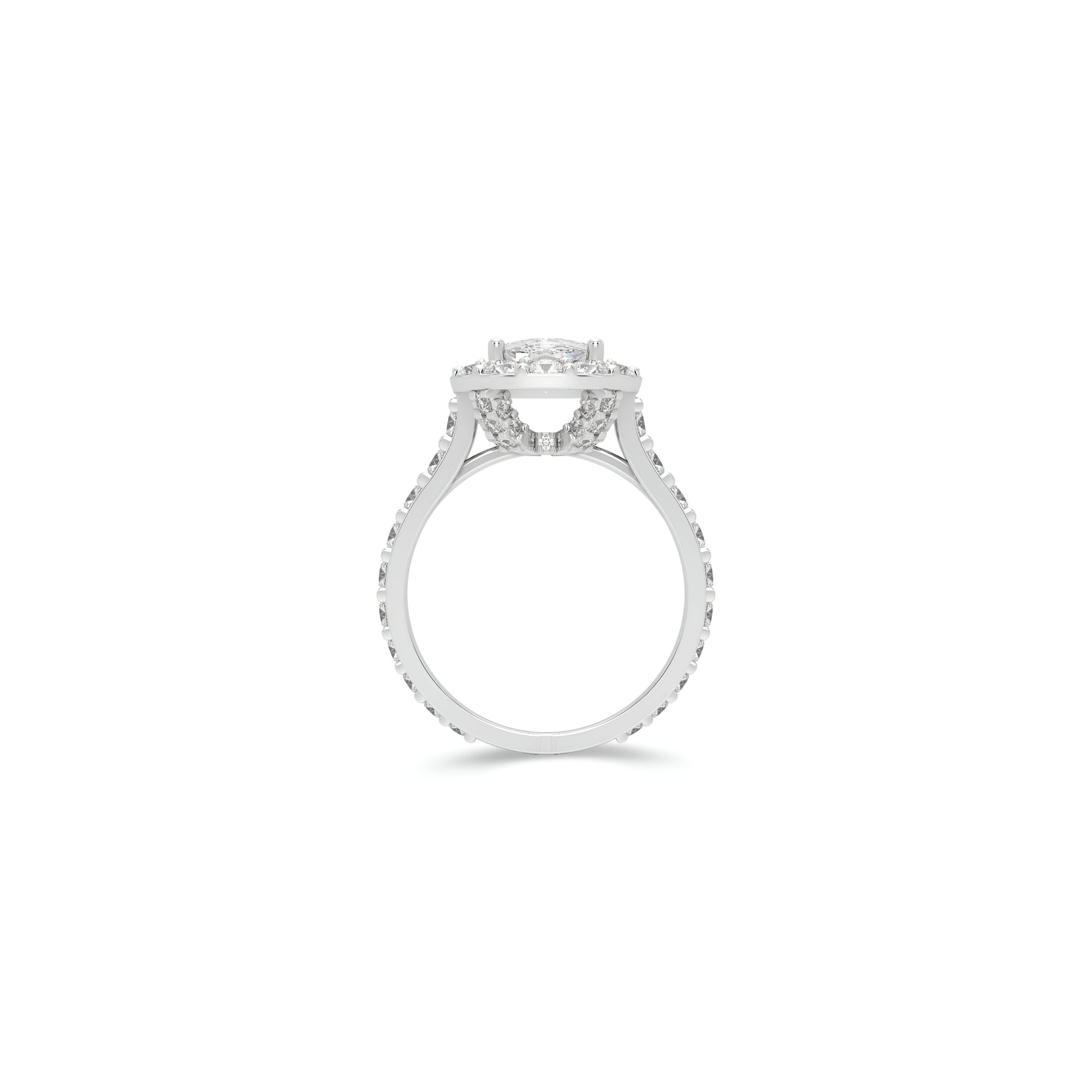 Icon Cushion Cut Diamond Engagement Ring