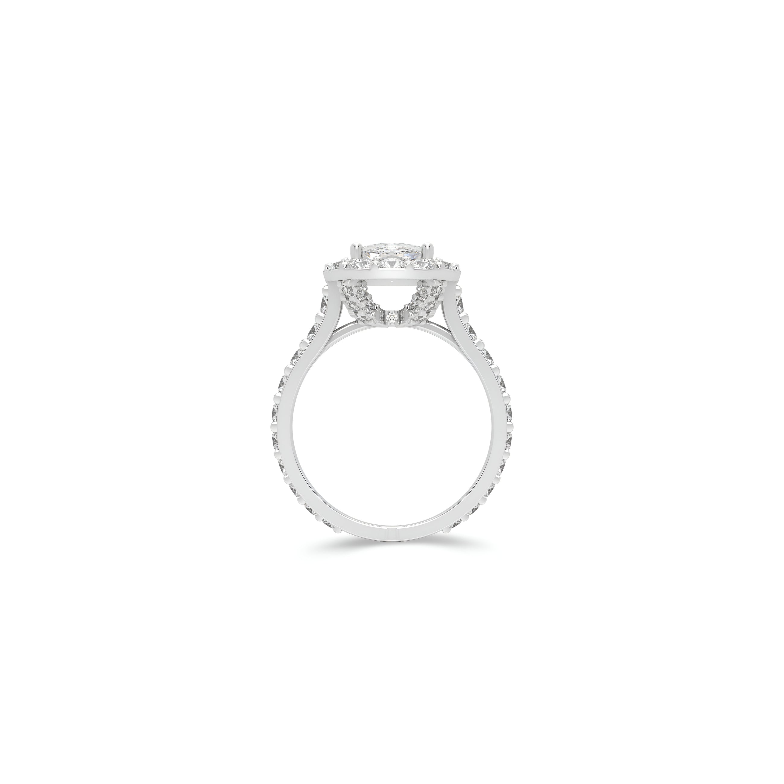 Icon Cushion Cut Diamond Engagement Ring