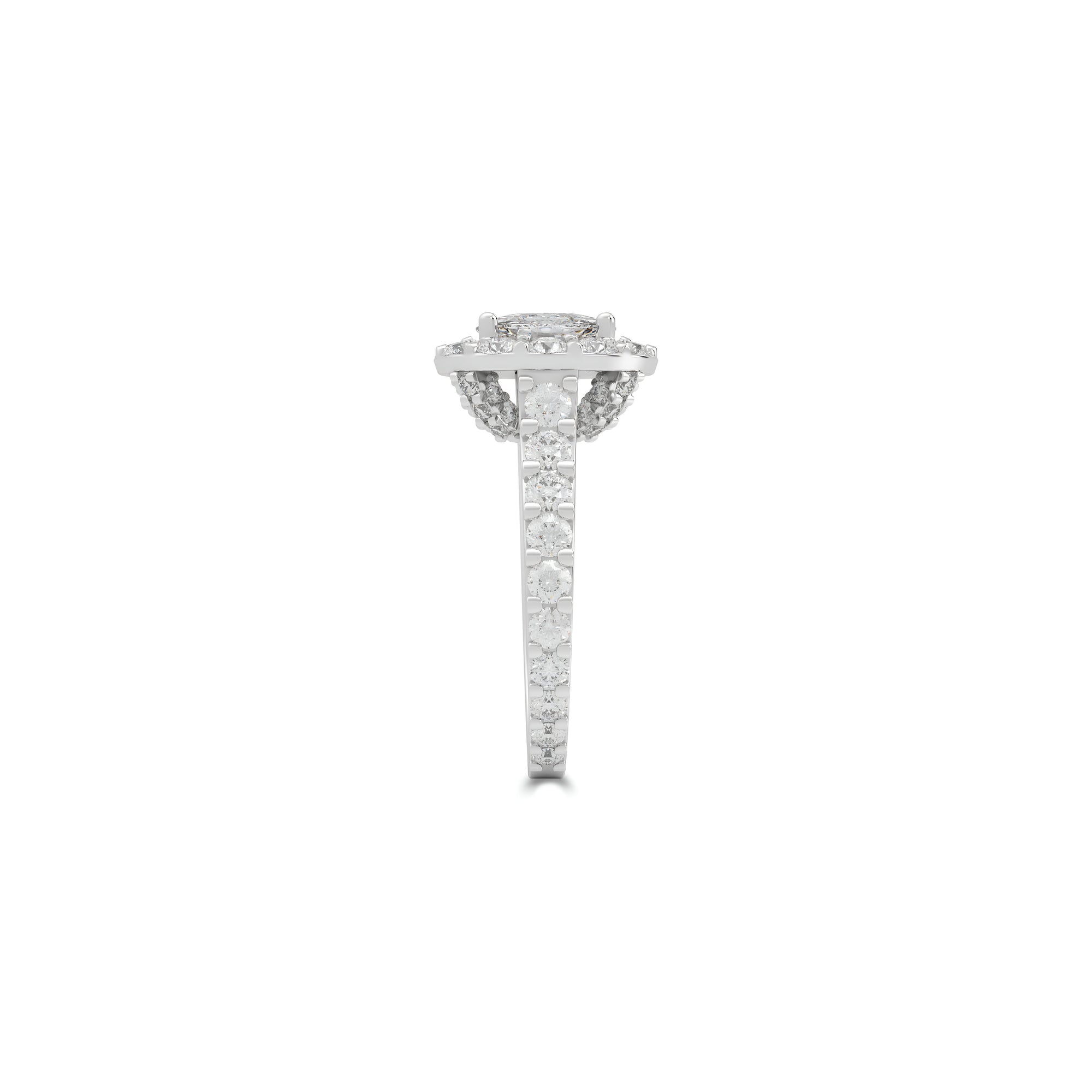 Icon Cushion Cut Diamond Engagement Ring