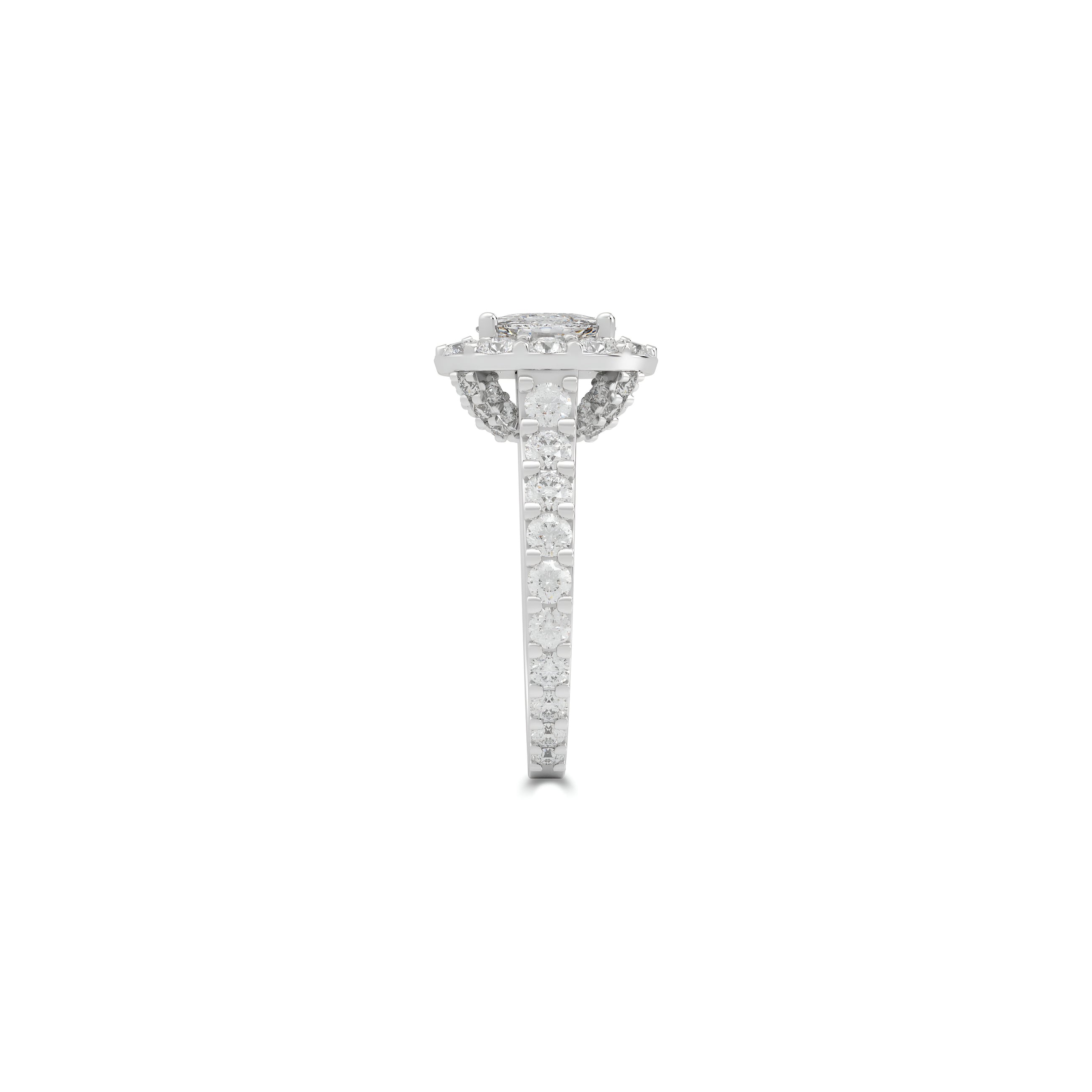 Icon Cushion Cut Diamond Engagement Ring