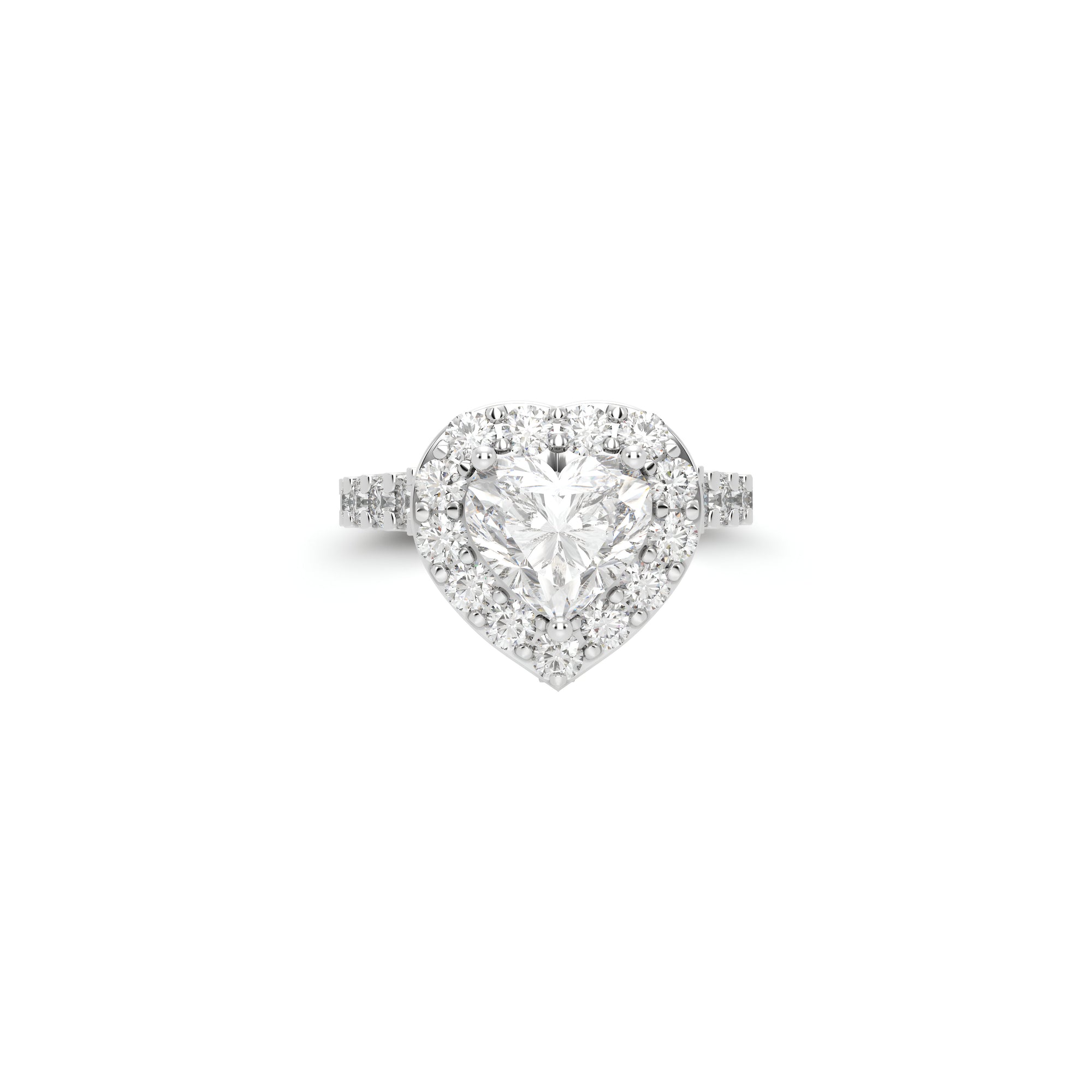 Icon Heart Shape Diamond Engagement Ring