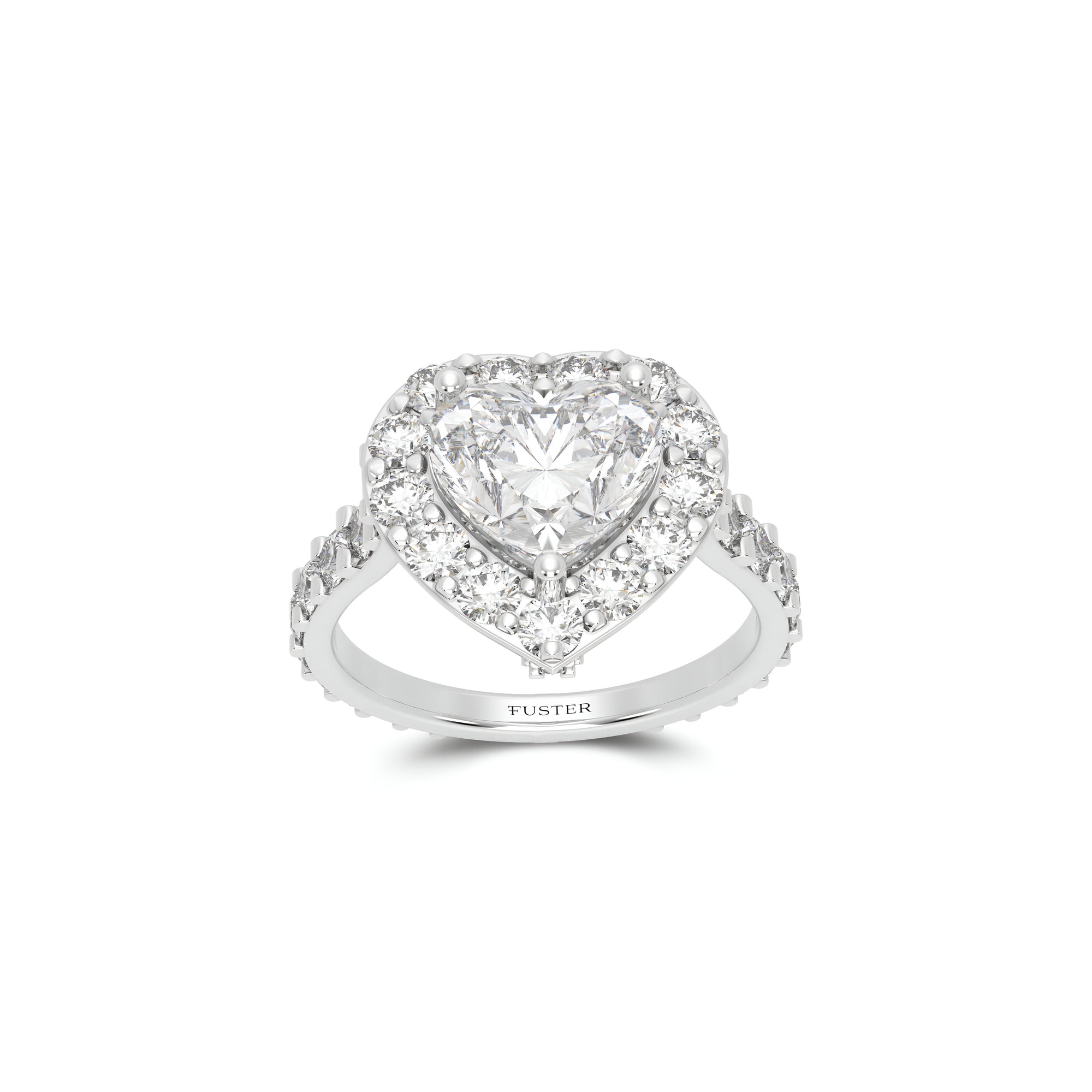 Icon Heart Shape Diamond Engagement Ring