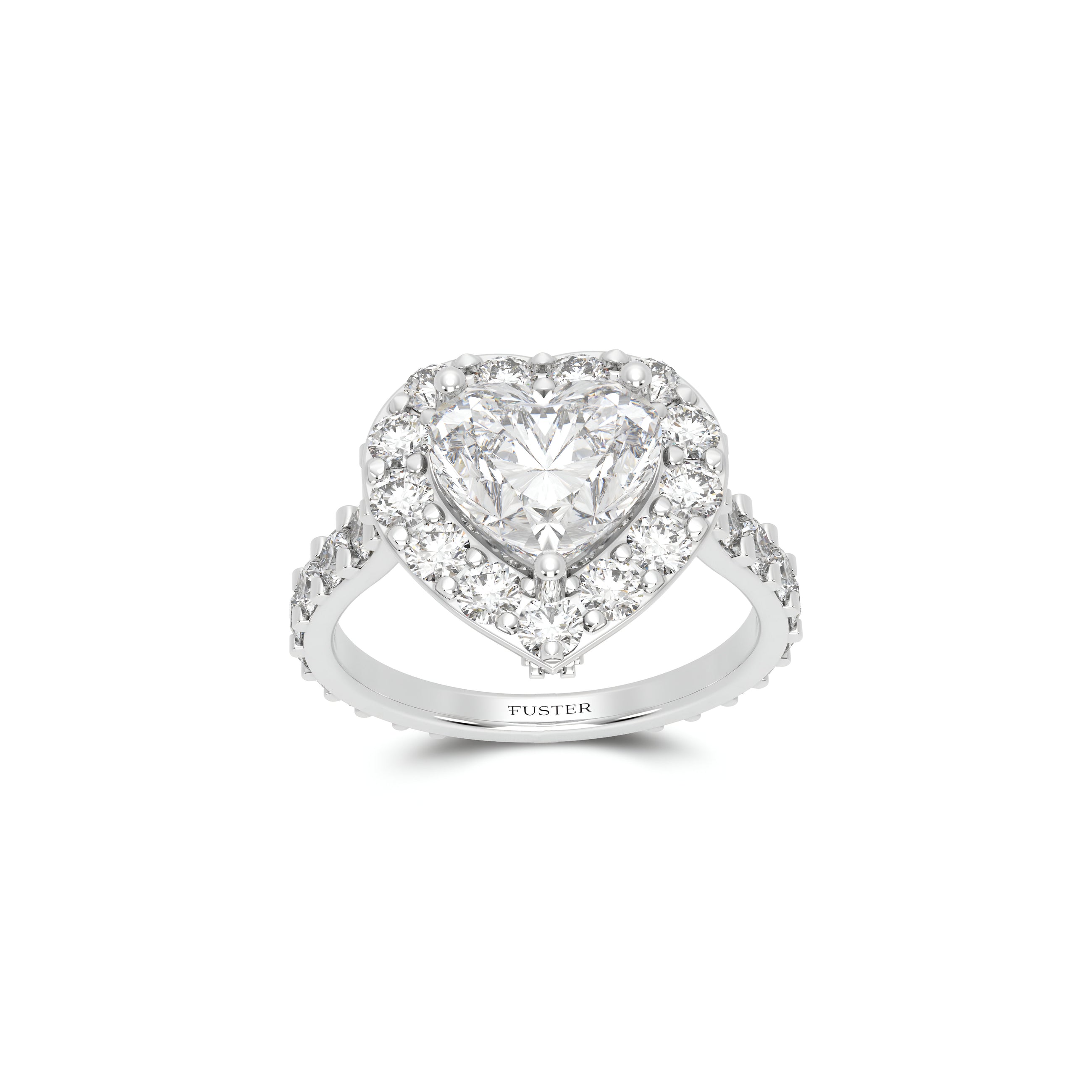 Icon Heart Shape Diamond Engagement Ring