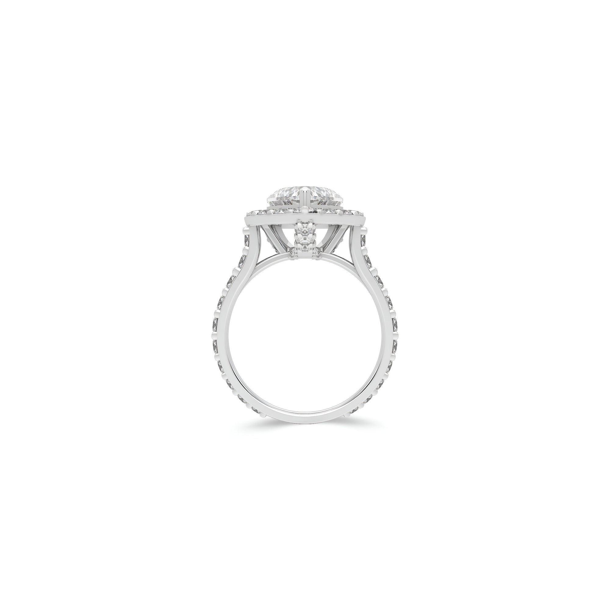 Icon Heart Shape Diamond Engagement Ring