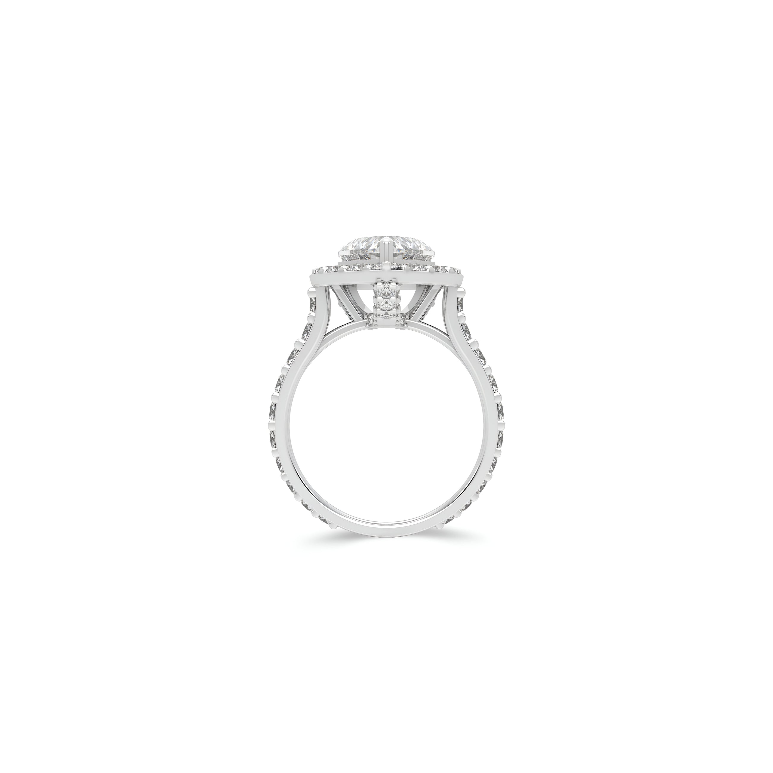 Icon Heart Shape Diamond Engagement Ring