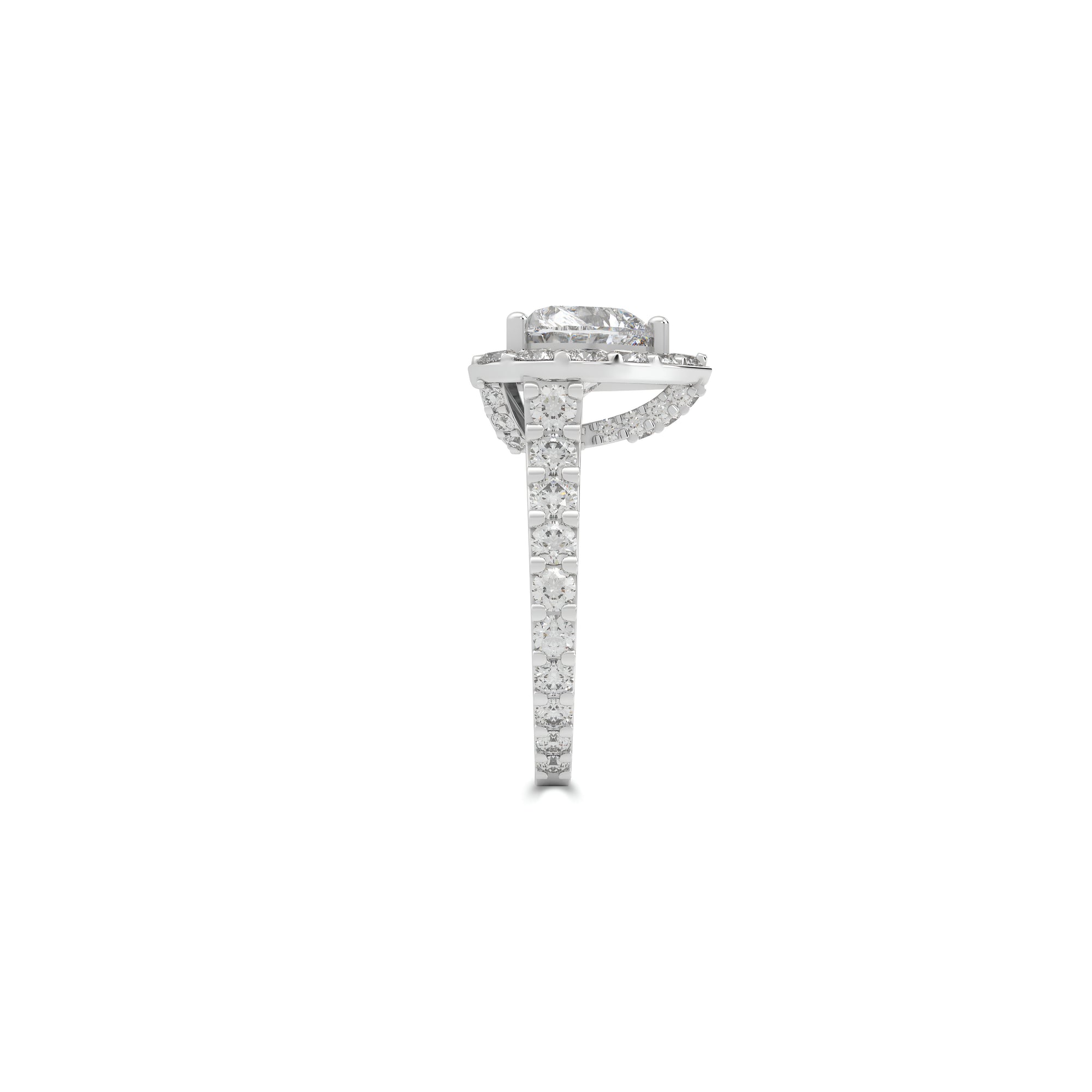 Icon Heart Shape Diamond Engagement Ring