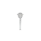 Icon Three Stone Round Diamond Engagement Rin