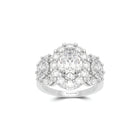 Icon Three Stone Oval Diamond Engagement Ring