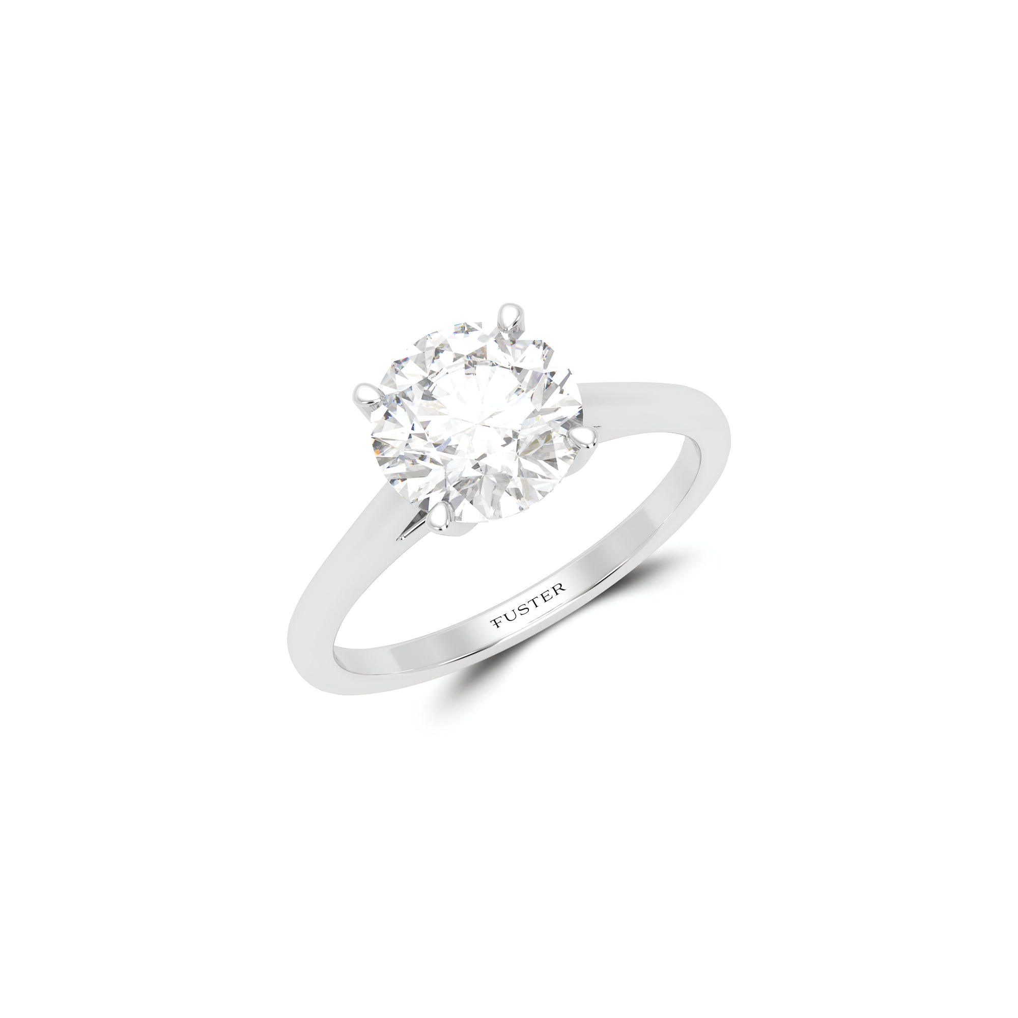 Paragon 2.01 Carat Round Diamond Engagement Ring