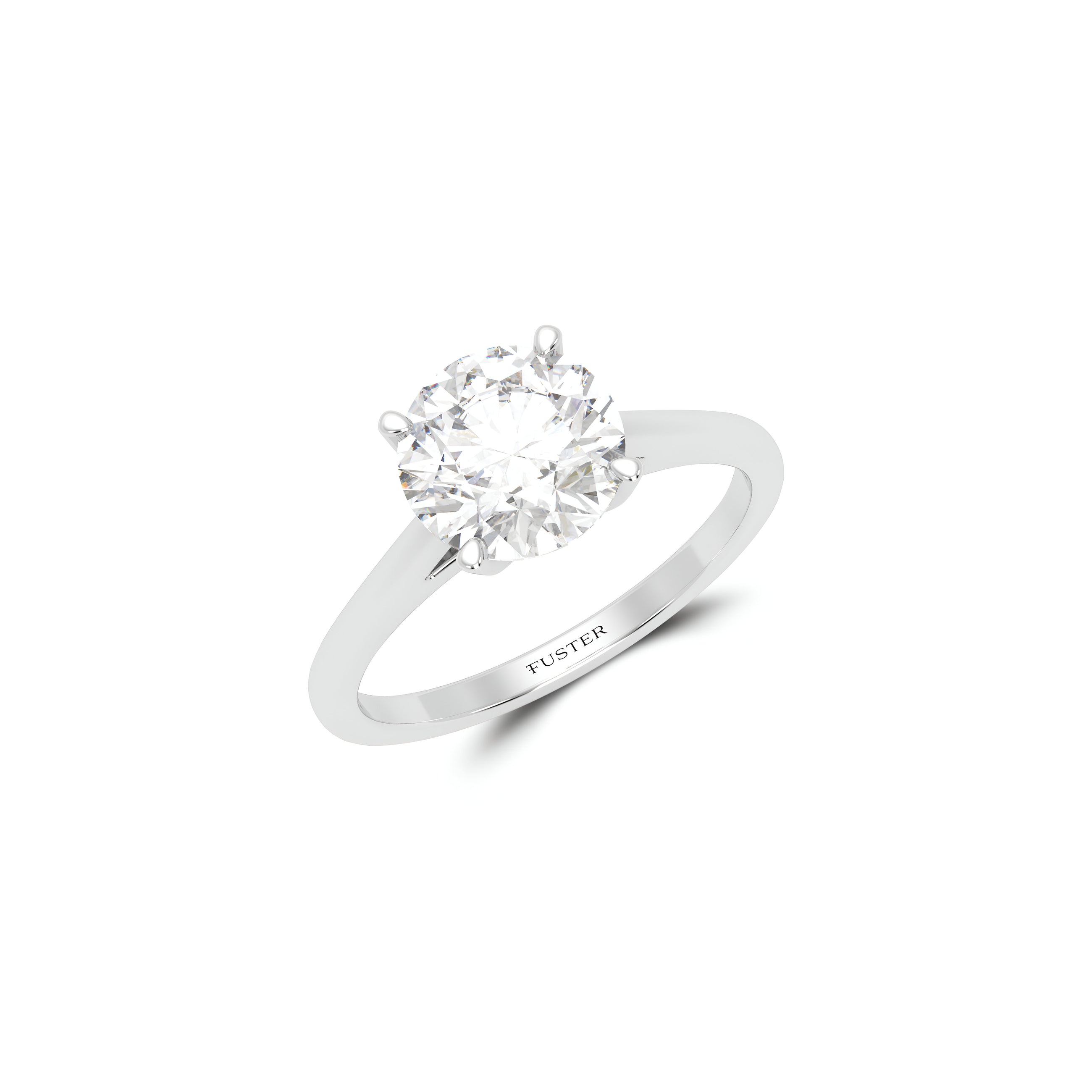 Paragon 2.01 Carat Round Diamond Engagement Ring