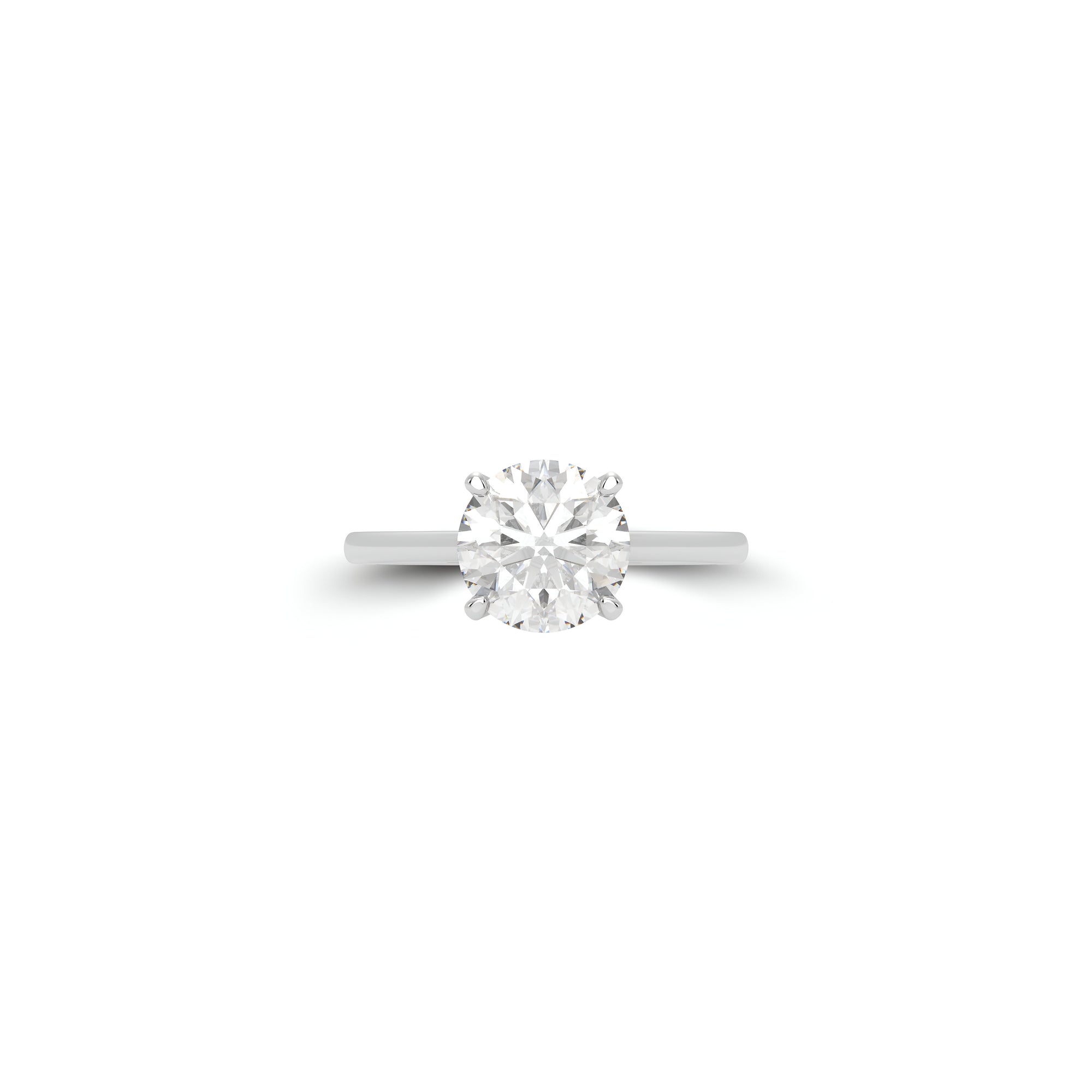 Paragon 2.01 Carat Round Diamond Engagement Ring