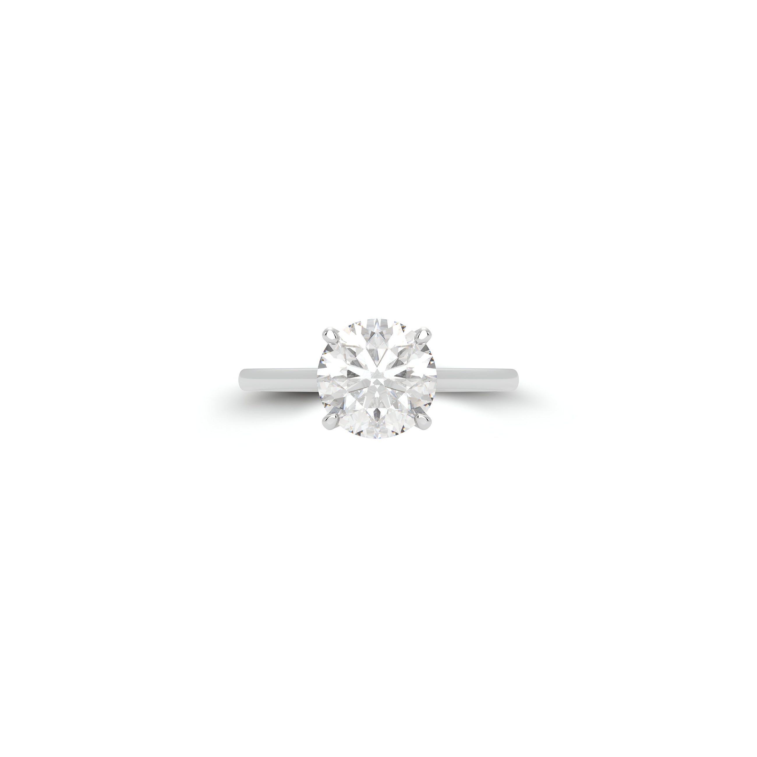 Paragon 2.01 Carat Round Diamond Engagement Ring